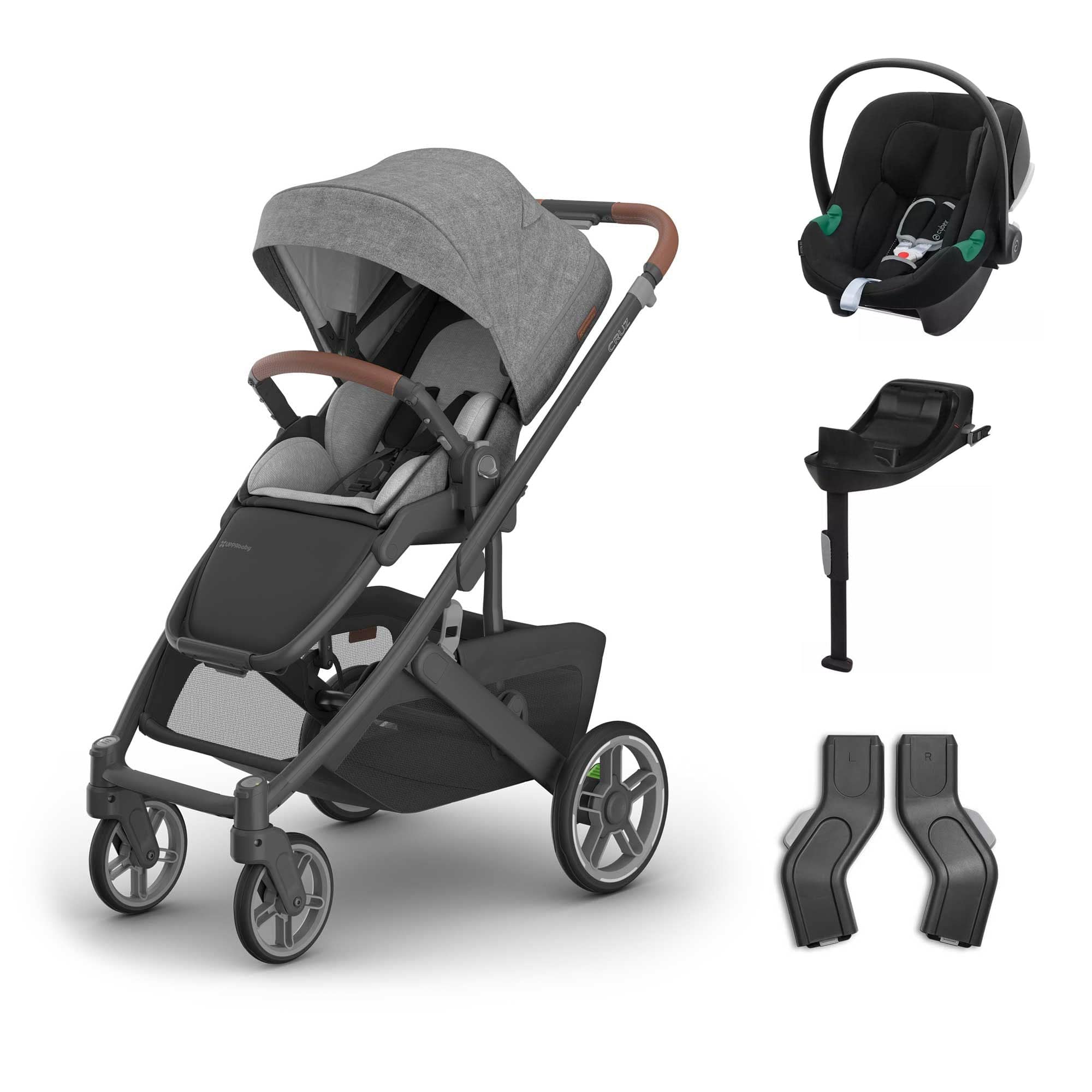 Uppababy baby pushchairs Uppababy Cruz V3 Cybex Travel System - Greyson