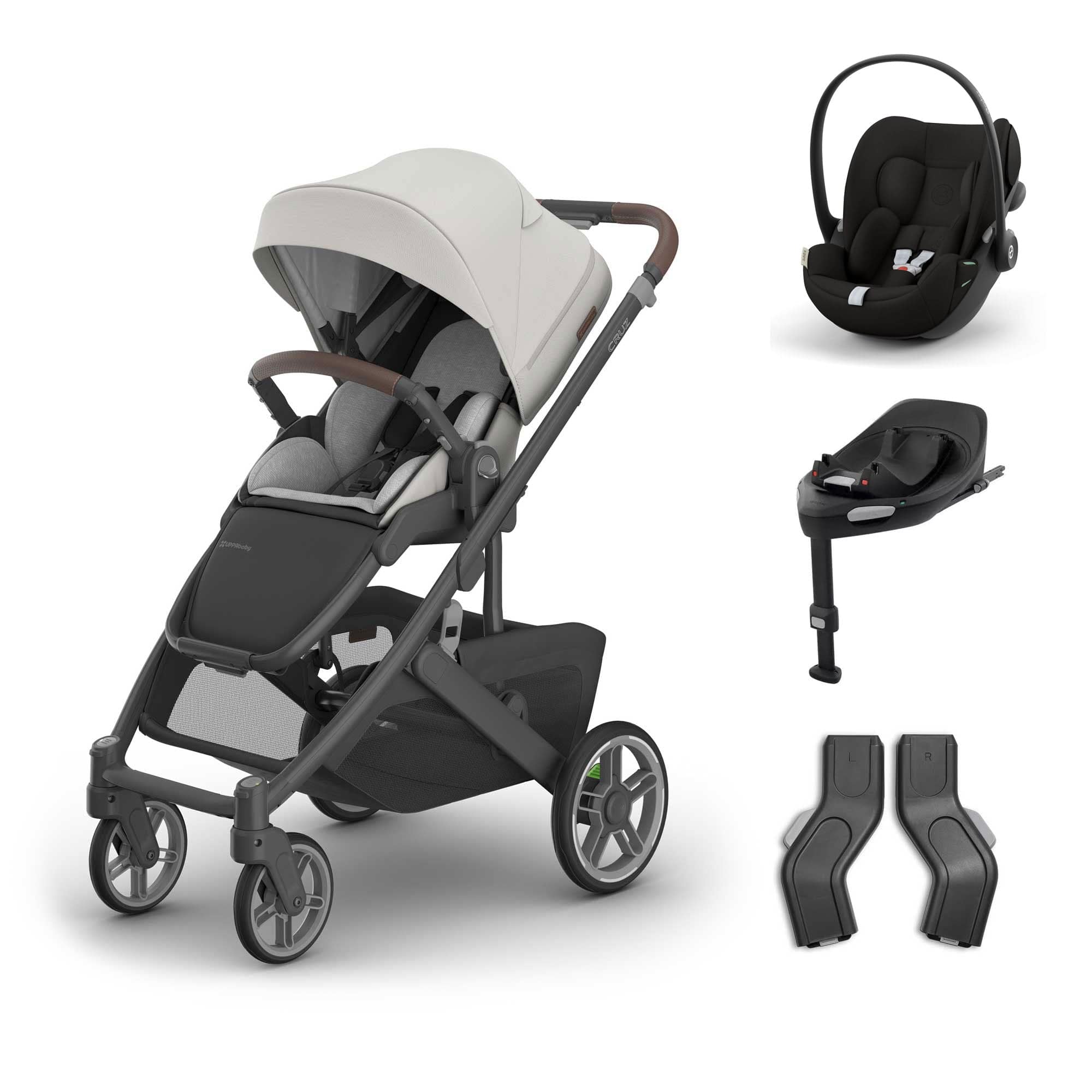Uppababy baby pushchairs Uppababy Cruz V3 Cybex Travel System - Savannah 20054-TVS-SAV-4