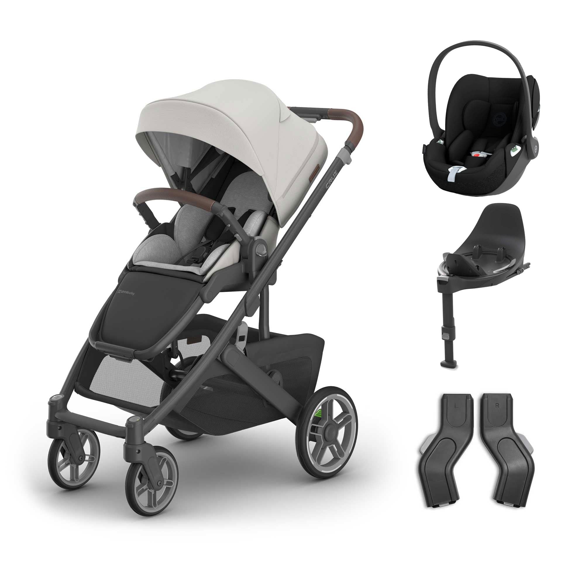 Uppababy baby pushchairs Uppababy Cruz V3 Cybex Travel System - Savannah 20054-TVS-SAV-5