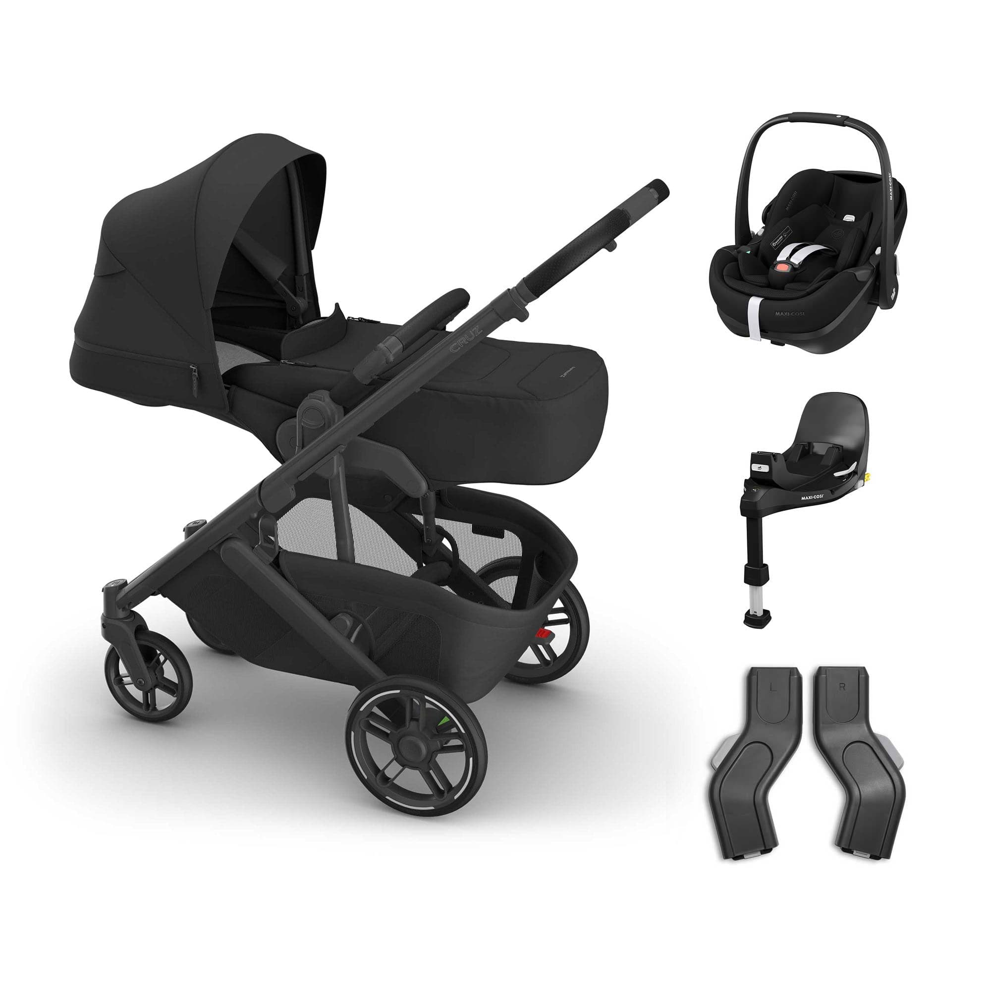 Uppababy baby pushchairs Uppababy Cruz V3 Maxi-Cosi Bundle + Infant Cover - Jake 20795-CRZ-INF-JKE-3