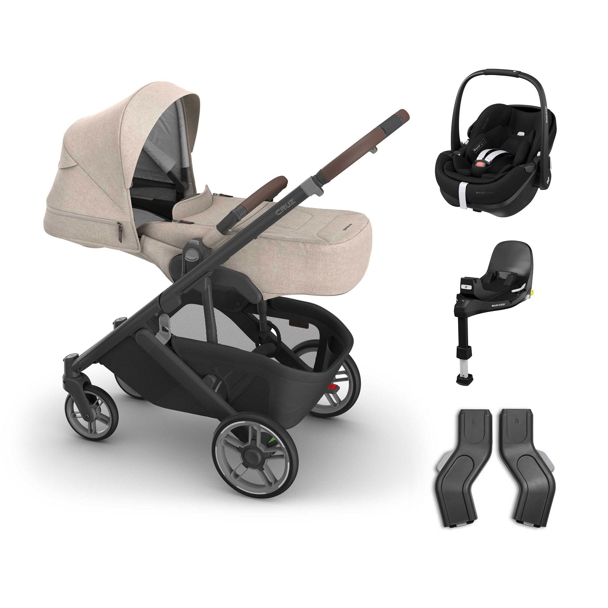 Uppababy baby pushchairs Uppababy Cruz V3 Maxi-Cosi Bundle + Infant Cover - Liam 20801-CRZ-INF-LIA-3