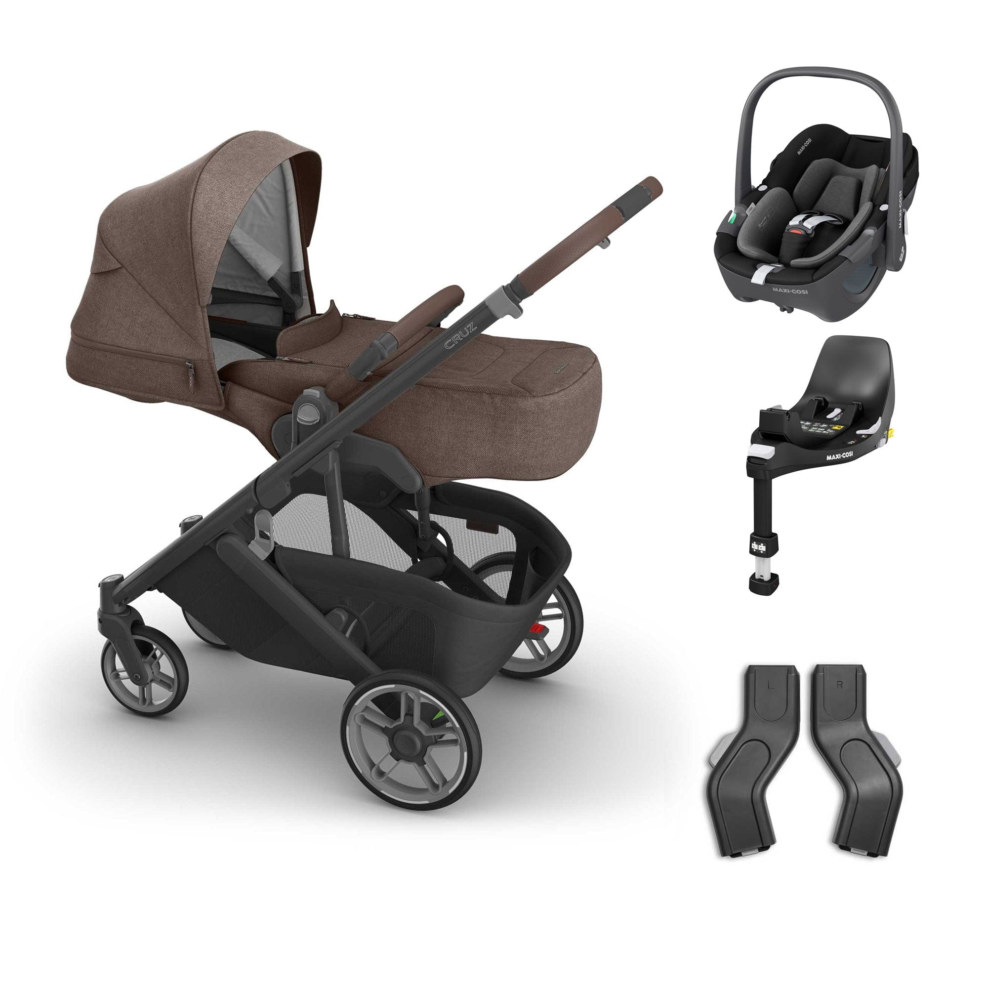 Uppababy baby pushchairs Uppababy Cruz V3 Maxi-Cosi Bundle + Infant Cover - Owen 20812-CRZ-INF-OWN-2