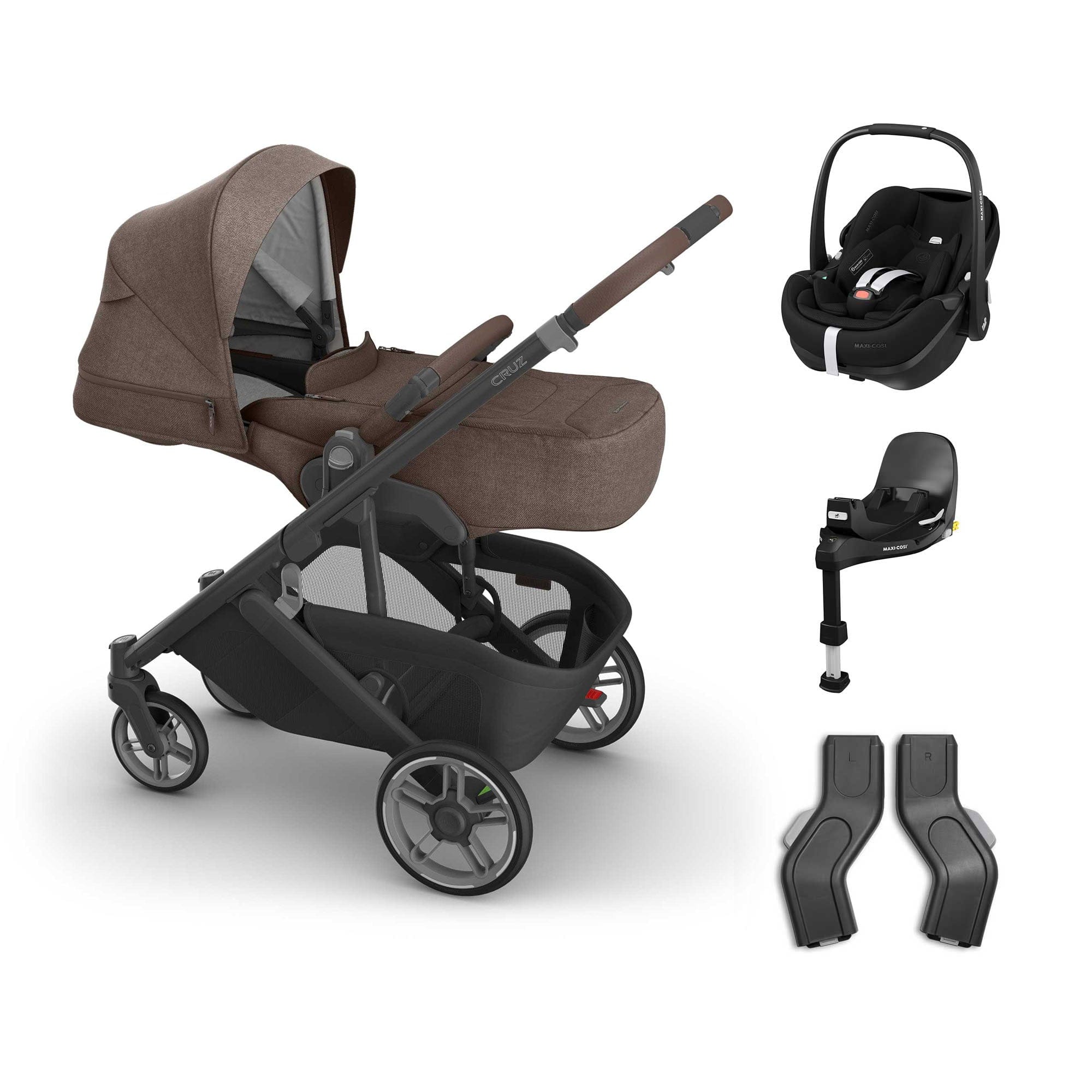 Uppababy baby pushchairs Uppababy Cruz V3 Maxi-Cosi Bundle + Infant Cover - Owen 20812-CRZ-INF-OWN-3