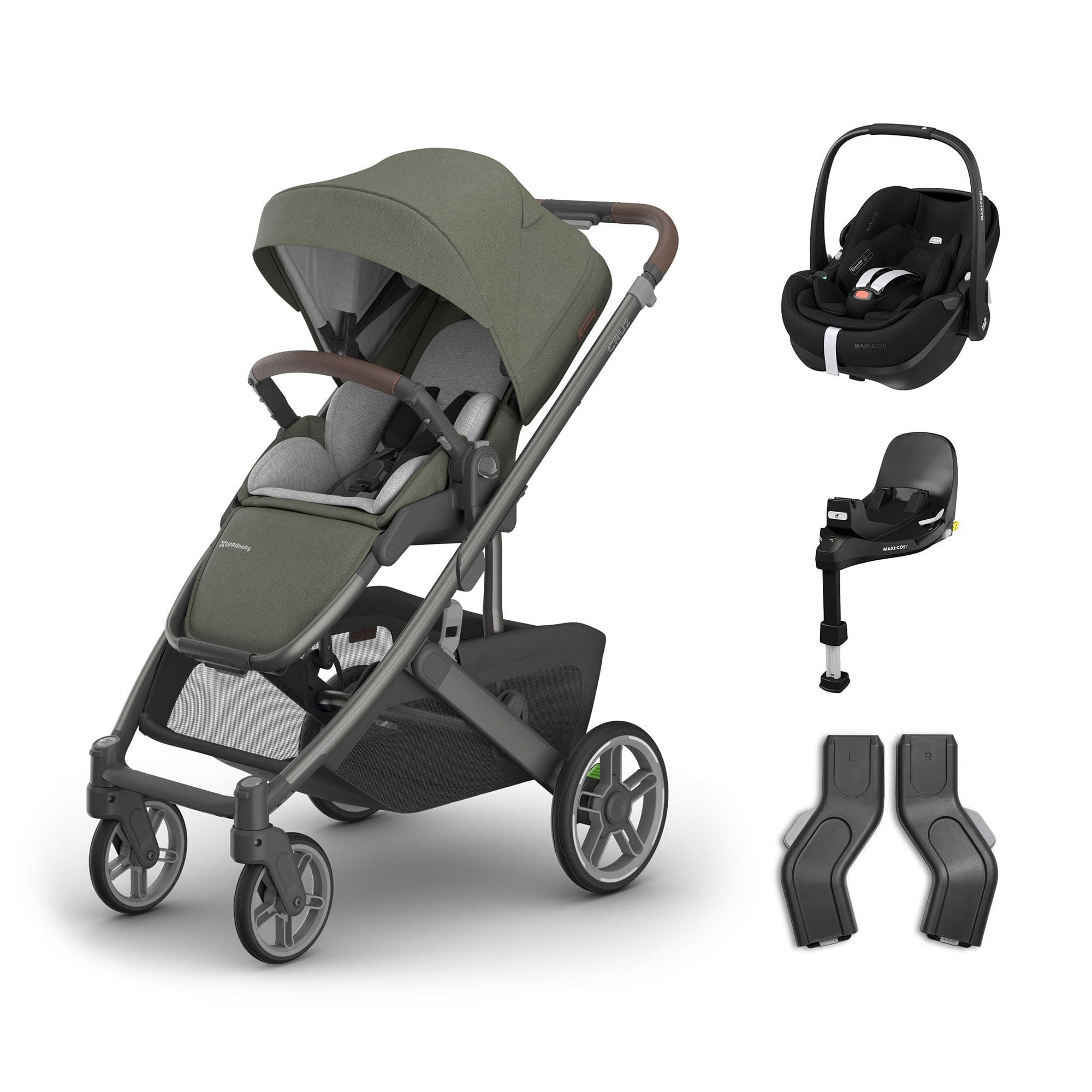 Uppababy baby pushchairs Uppababy Cruz V3 Maxi-Cosi Travel System - Evelyn