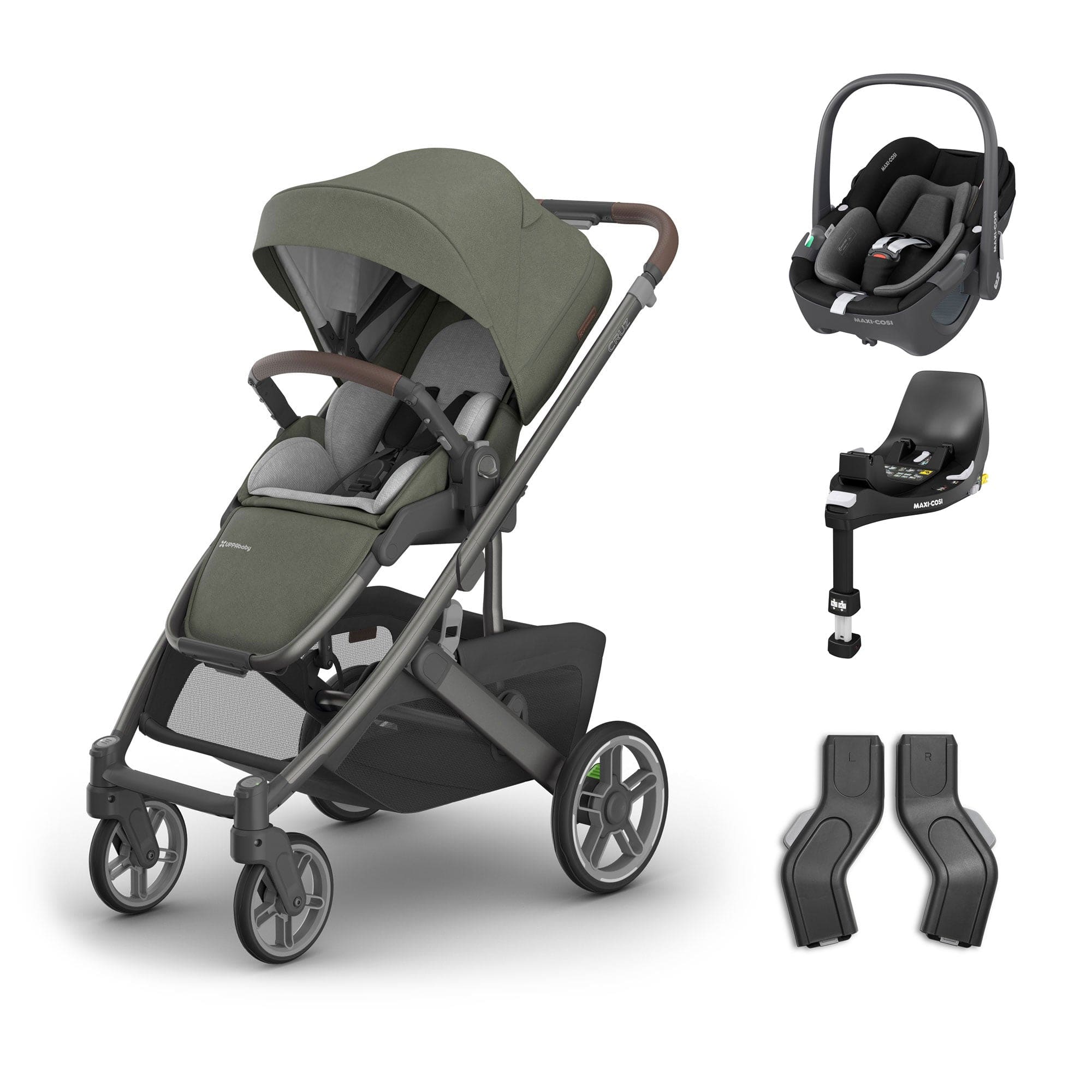 Uppababy baby pushchairs Uppababy Cruz V3 Maxi-Cosi Travel System - Evelyn