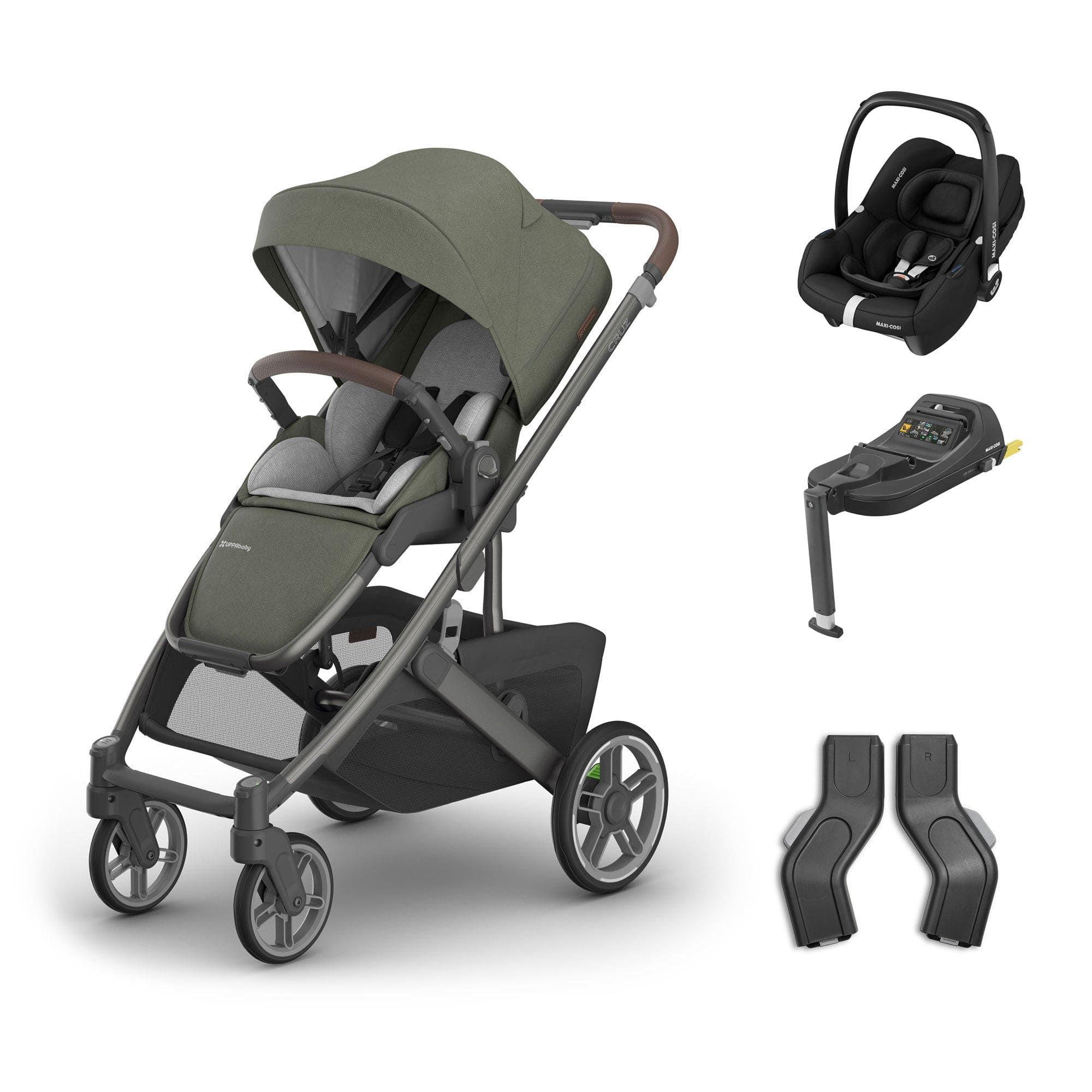 Uppababy baby pushchairs Uppababy Cruz V3 Maxi-Cosi Travel System - Evelyn