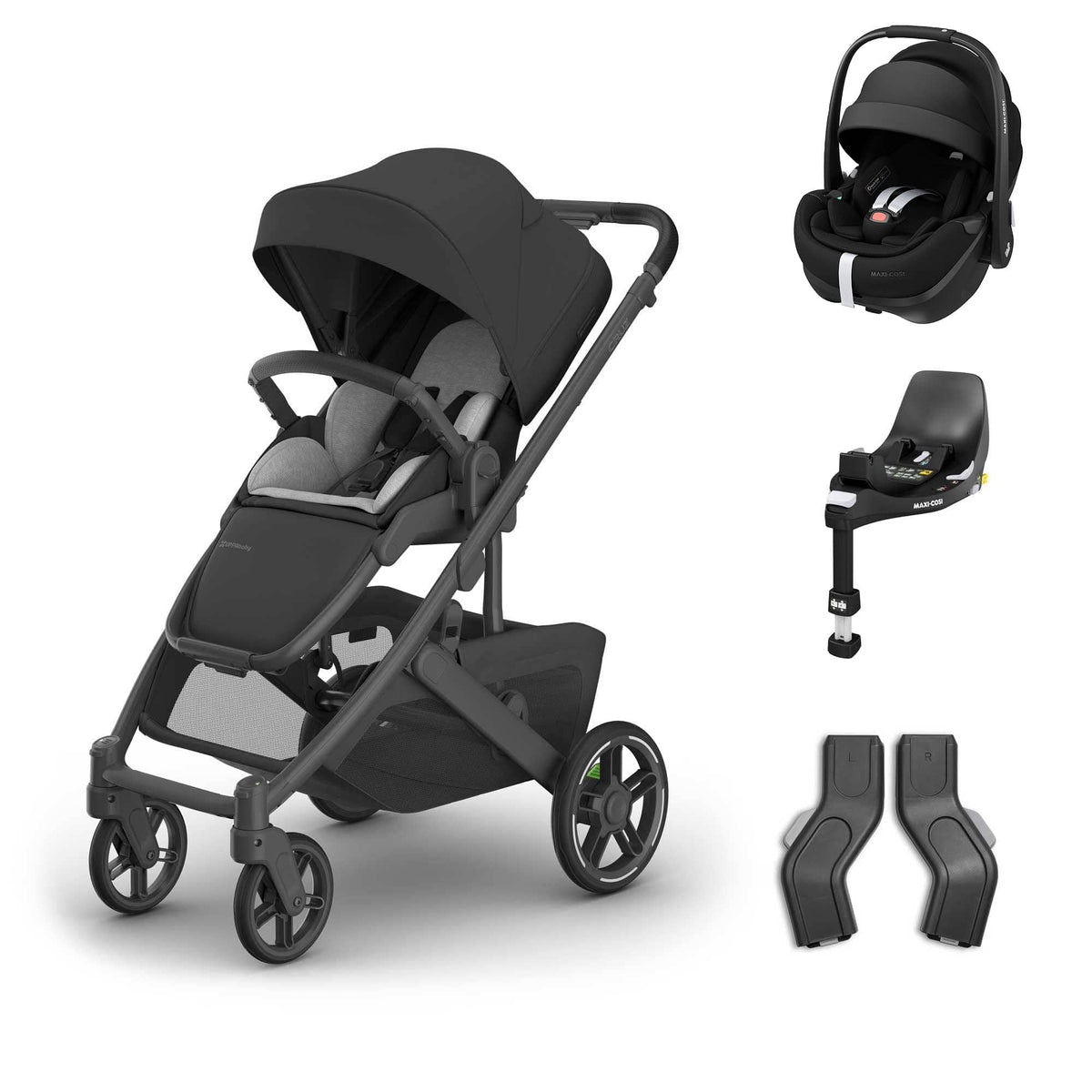 Uppababy baby pushchairs Uppababy Cruz V3 Maxi-Cosi Travel System - Jake 20052-TVS-JKE-2