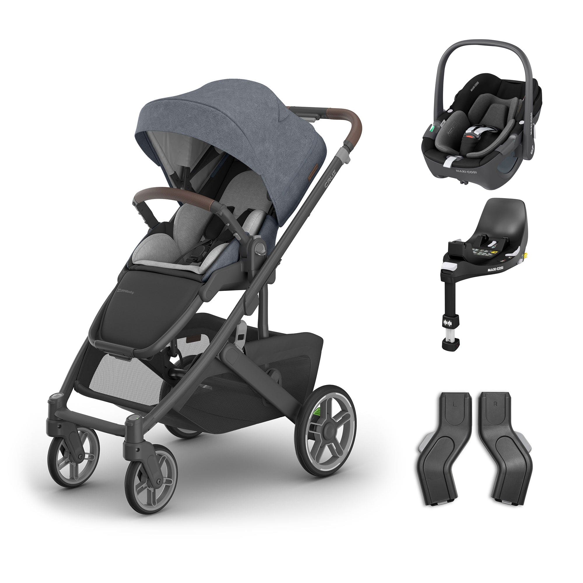Uppababy baby pushchairs Uppababy Cruz V3 Maxi-Cosi Travel System - Julian 20055-TVS-JUL-1