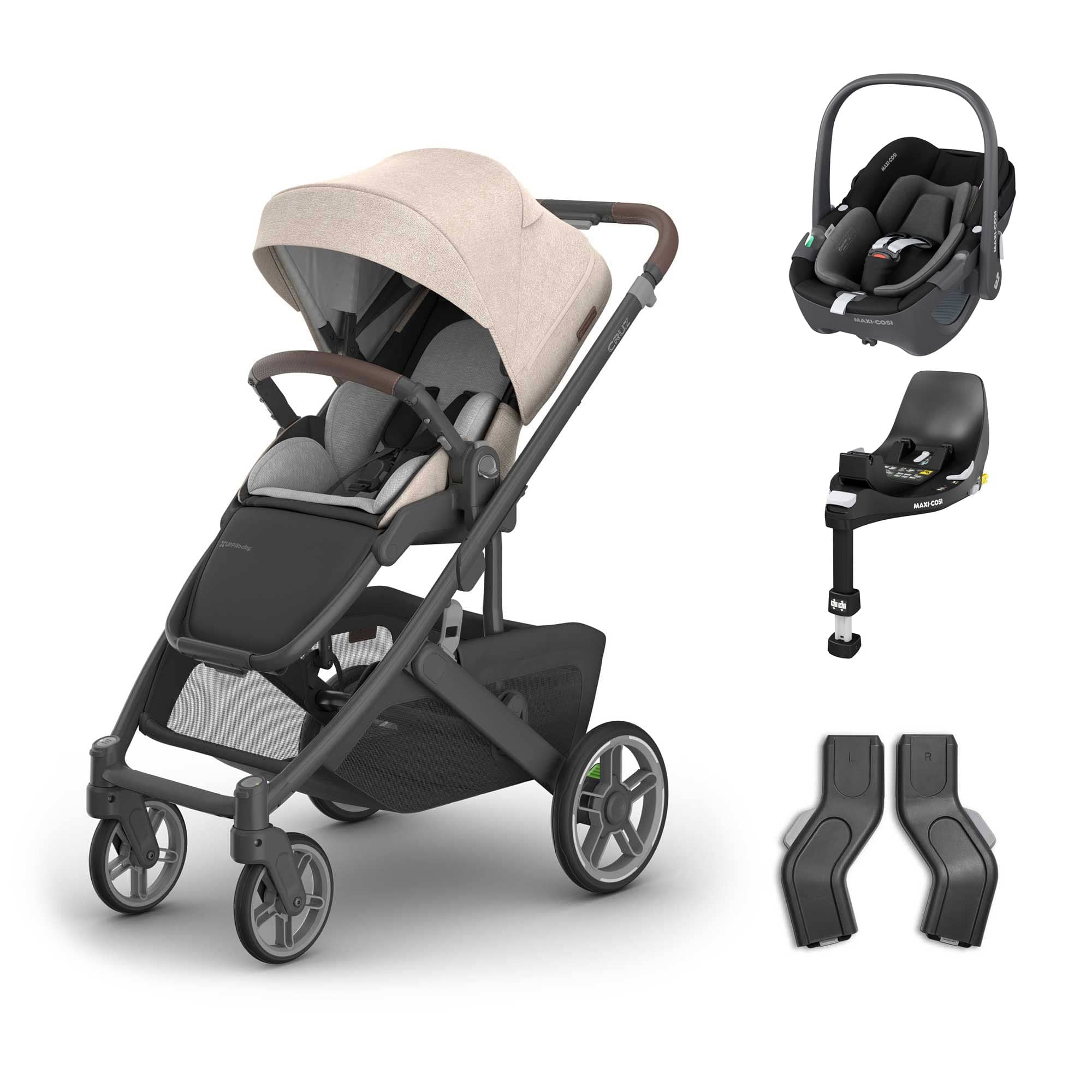 Uppababy baby pushchairs Uppababy Cruz V3 Maxi-Cosi Travel System - Liam 20053-TVS-LIA-1