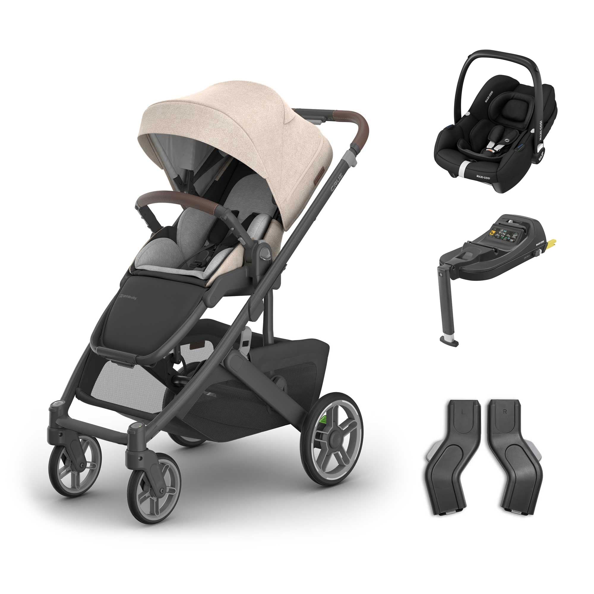 Uppababy baby pushchairs Uppababy Cruz V3 Maxi-Cosi Travel System - Liam 20053-TVS-LIA