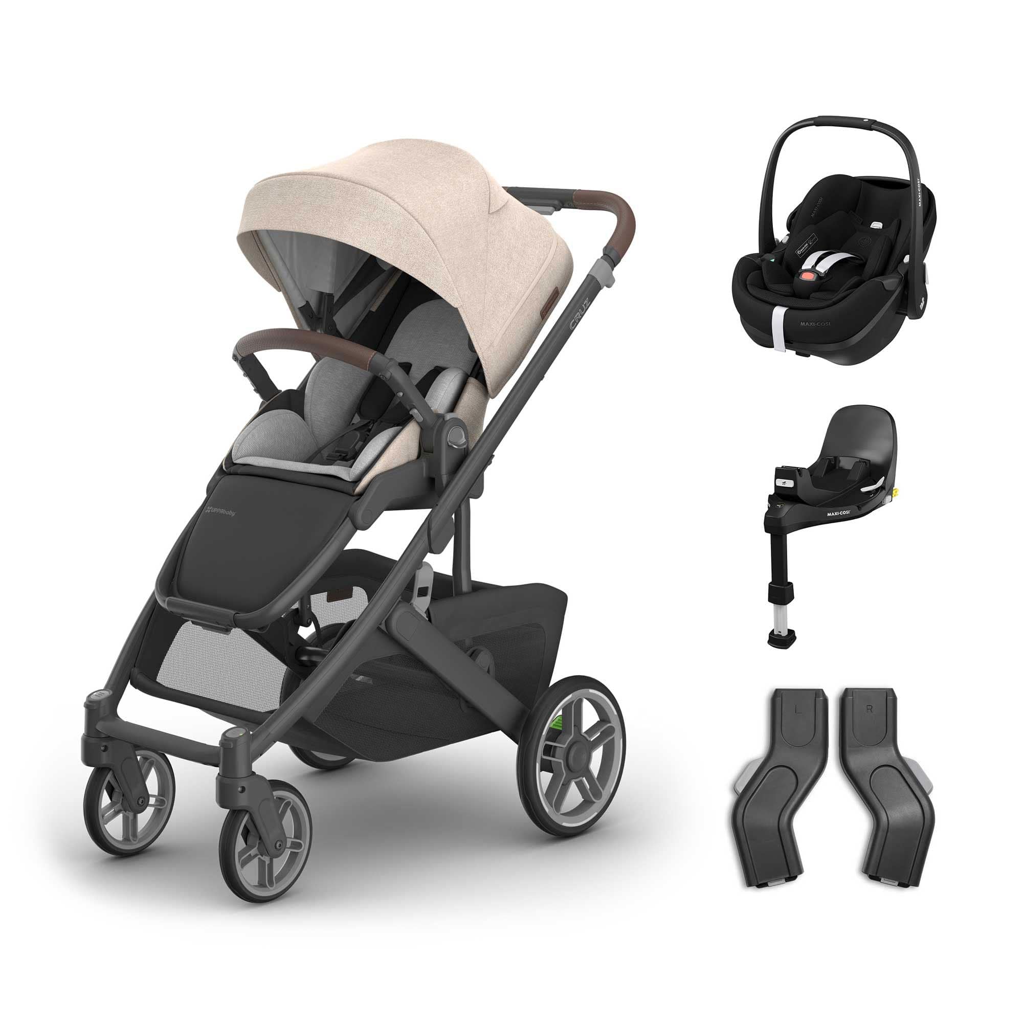 Uppababy baby pushchairs Uppababy Cruz V3 Maxi-Cosi Travel System - Liam 20053-TVS-LIA-2