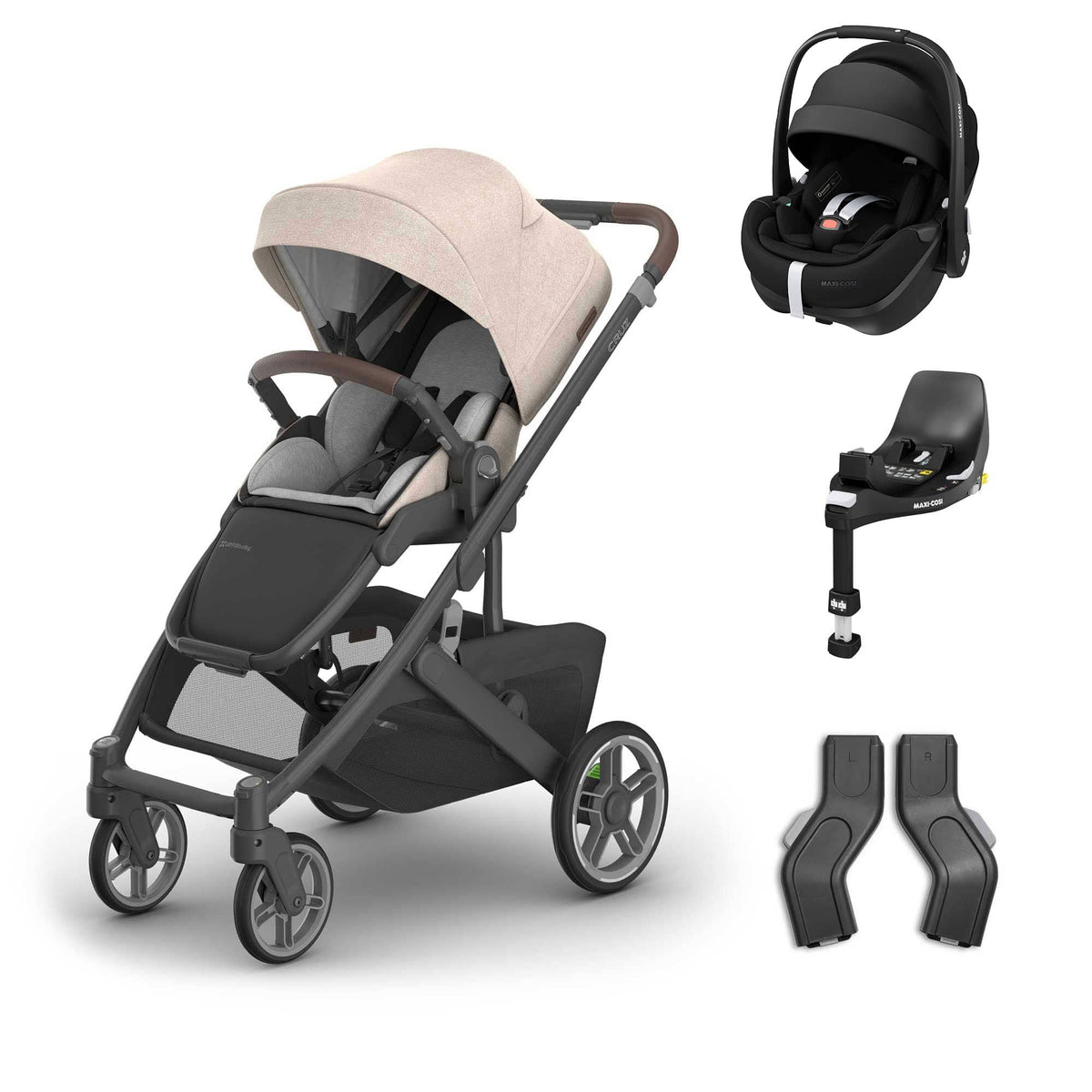 Uppababy baby pushchairs Uppababy Cruz V3 Maxi-Cosi Travel System - Liam 20053-TVS-LIA-2