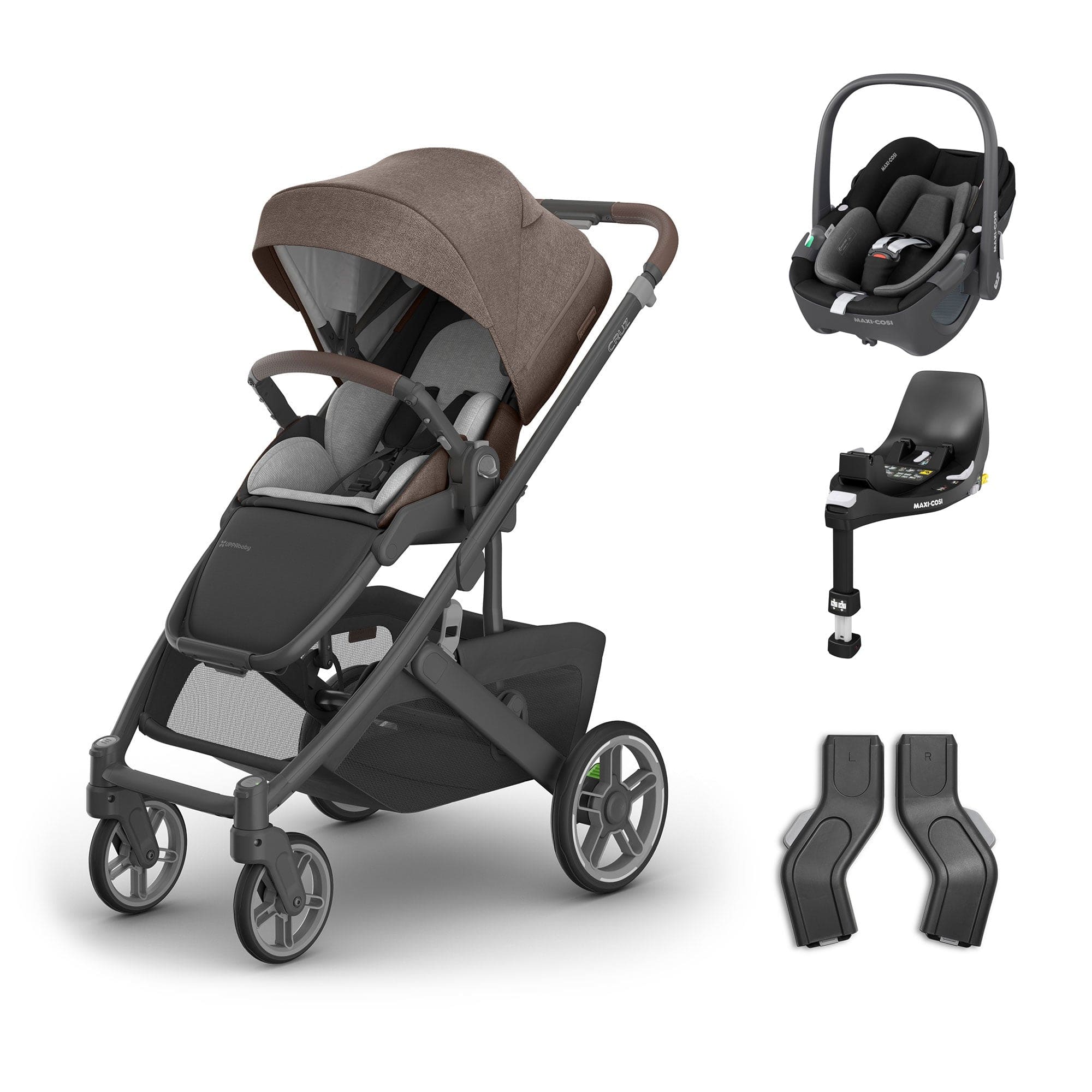 Uppababy baby pushchairs Uppababy Cruz V3 Maxi-Cosi Travel System - Owen 20056-TVS-OWN-1