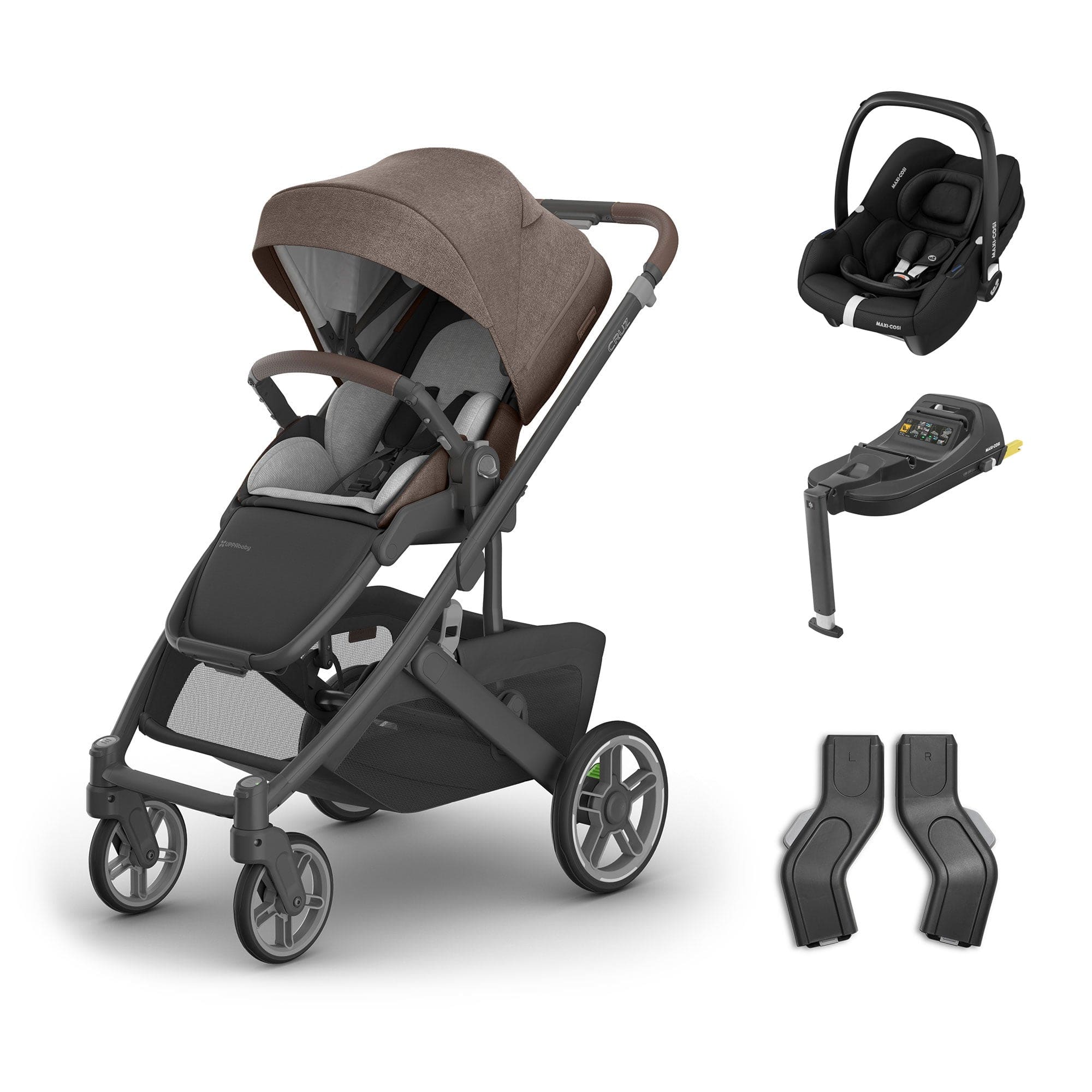 Uppababy baby pushchairs Uppababy Cruz V3 Maxi-Cosi Travel System - Owen 20056-TVS-OWN