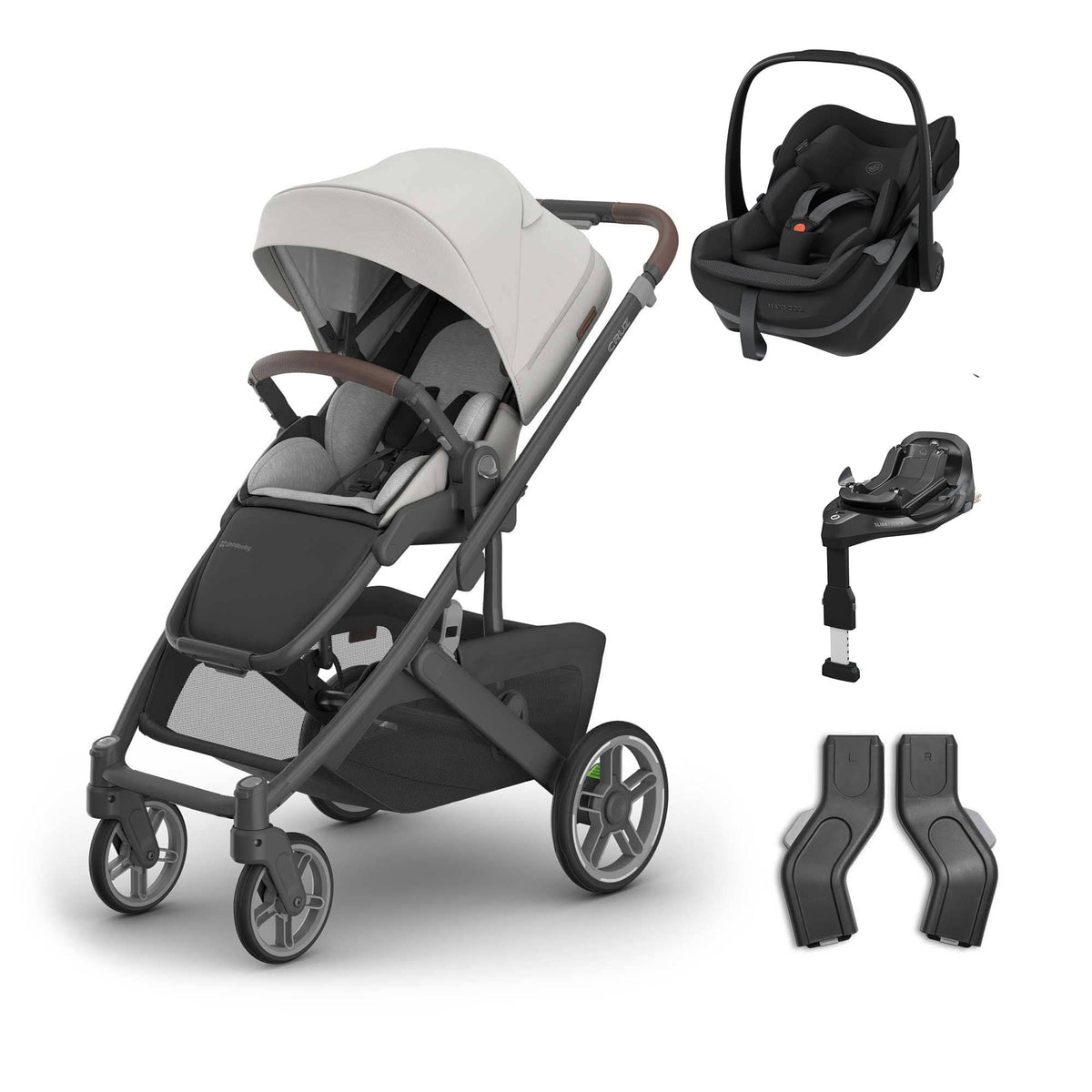 Uppababy baby pushchairs Uppababy Cruz V3 Maxi-Cosi Travel System - Savannah 23638-TVS-SAV-3