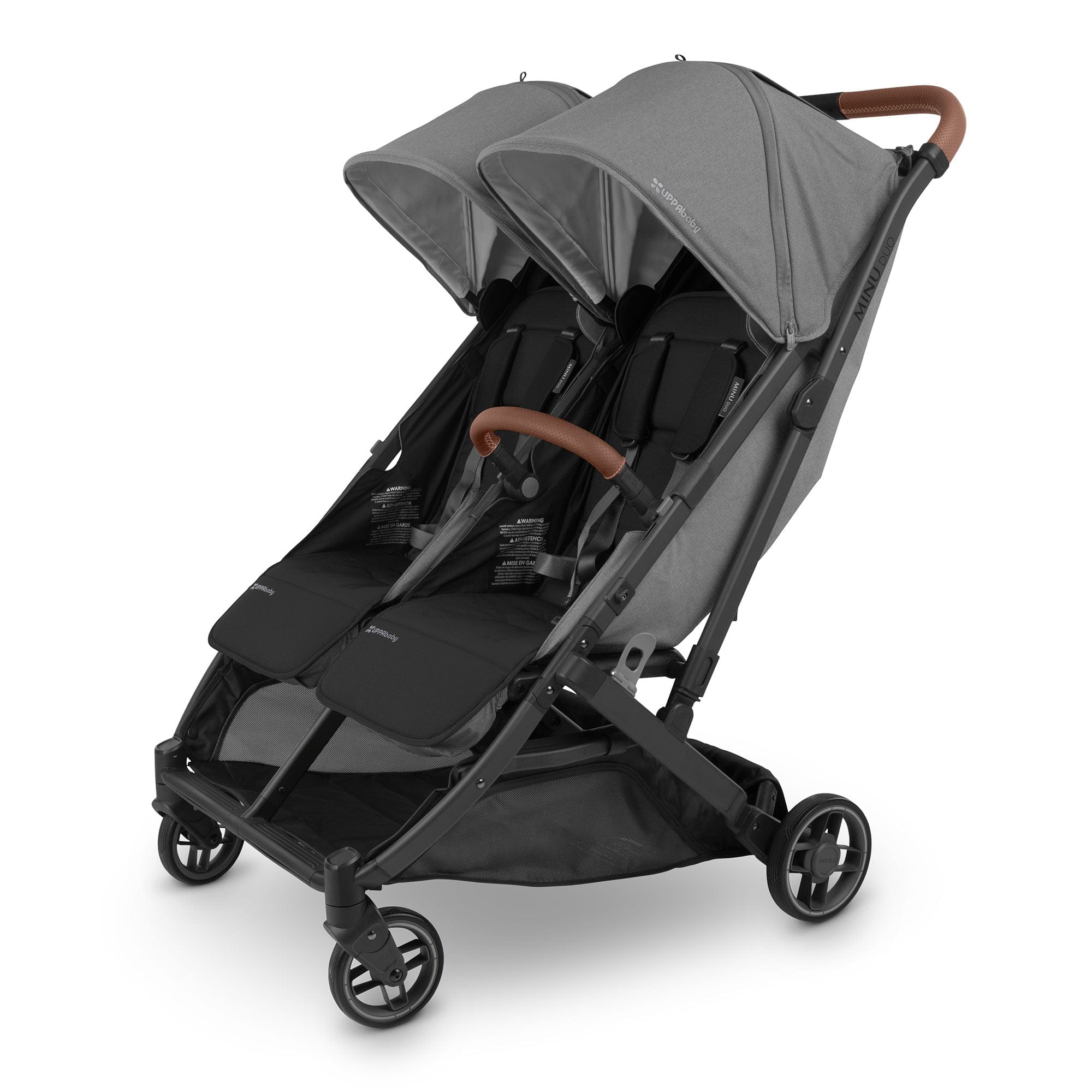 Uppababy double buggies Uppababy Minu Duo Stroller & Bumper Bar Bundle - Greyson