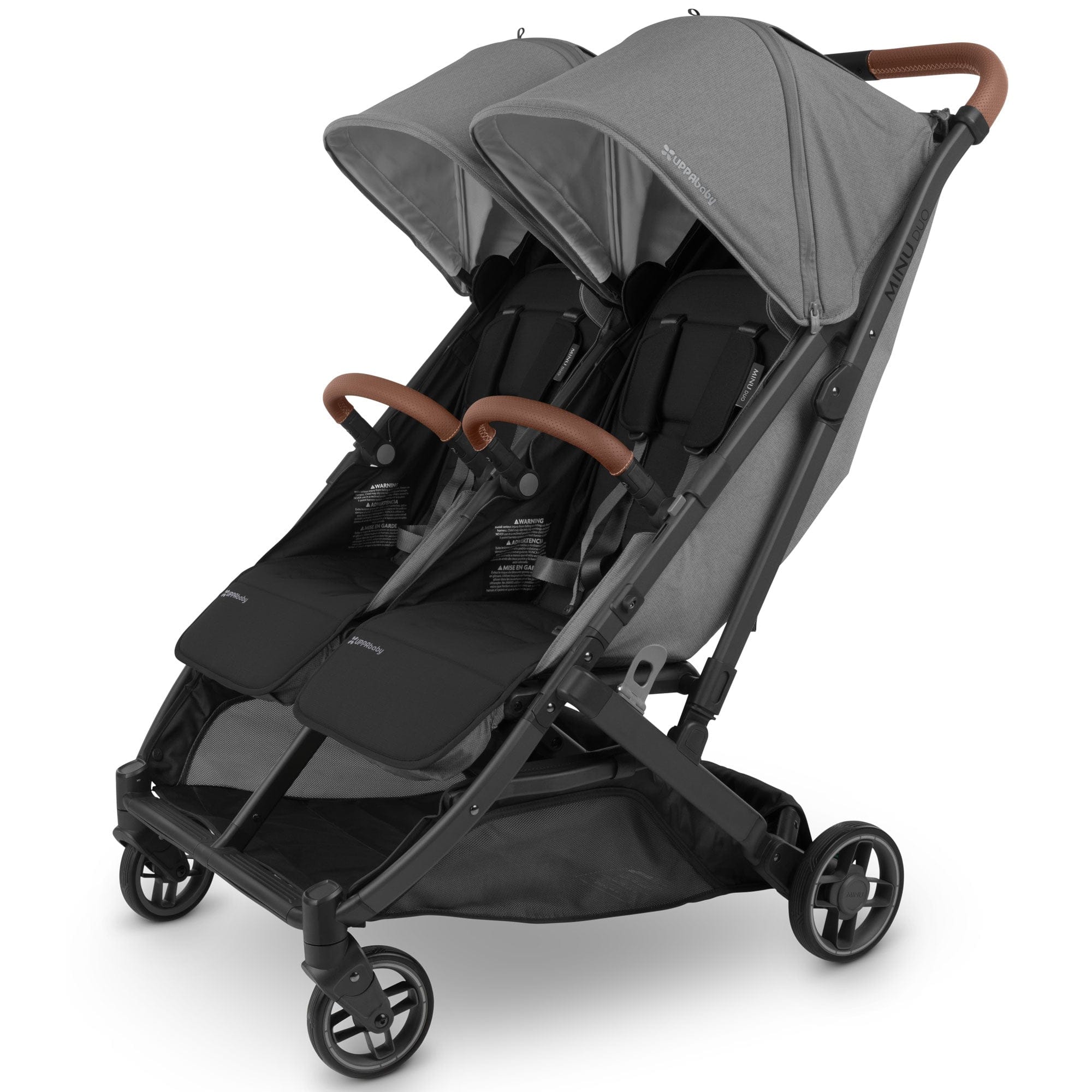 Uppababy double buggies Uppababy Minu Duo Stroller & Bumper Bar Bundle - Greyson