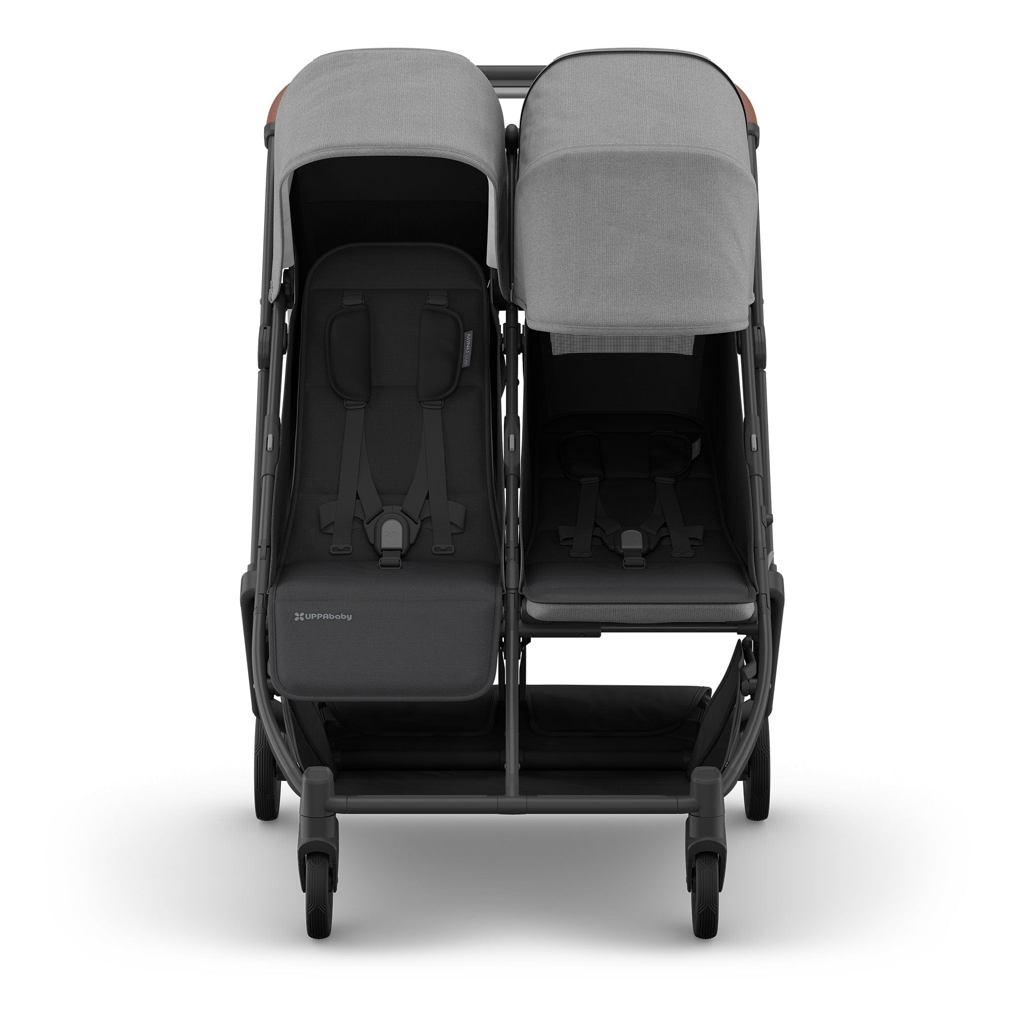 Uppababy double buggies Uppababy Minu Duo Stroller & Bumper Bar Bundle - Greyson