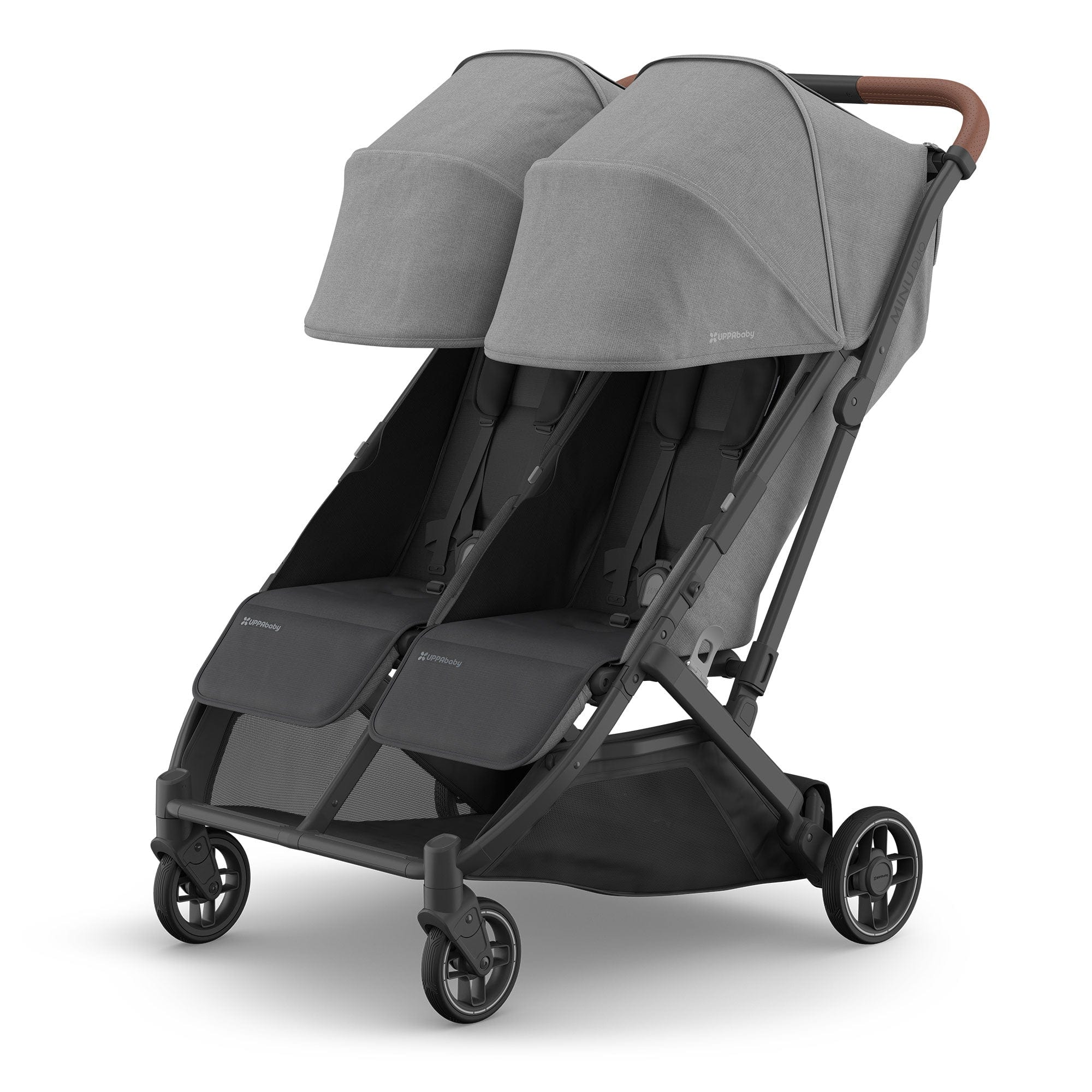 Uppababy double buggies Uppababy Minu Duo Stroller & Bumper Bar Bundle - Greyson