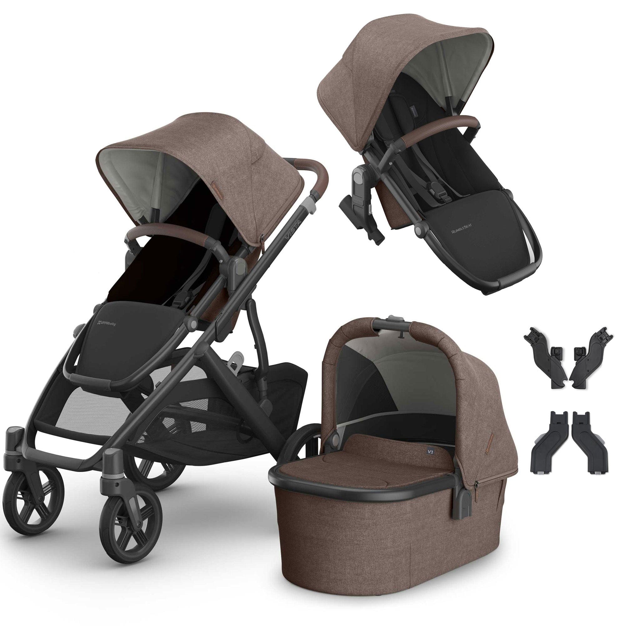 Uppababy double buggies Uppababy Vista V3 Duo Pram - Owen VIS-DUO-OWN