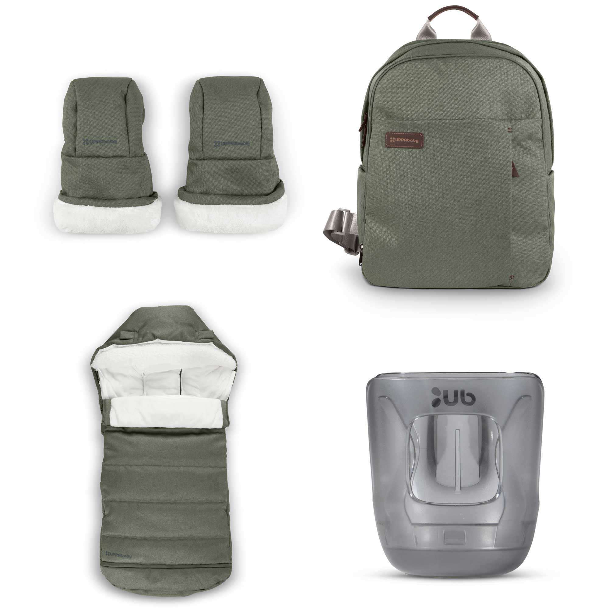 Uppababy double buggies Uppababy Vista V3 Twin Complete Bundle - Evelyn VIS-TWI-COM-EVE