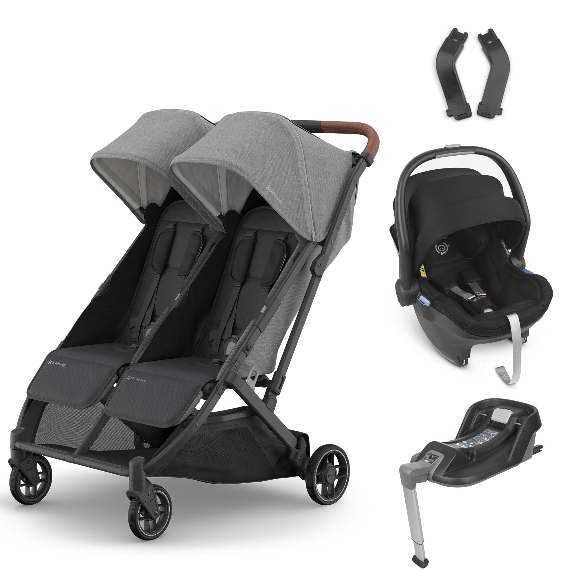 Uppababy travel systems Uppababy Minu Duo Travel System - Greyson 18469-MIN-DUO-TVS-GRY