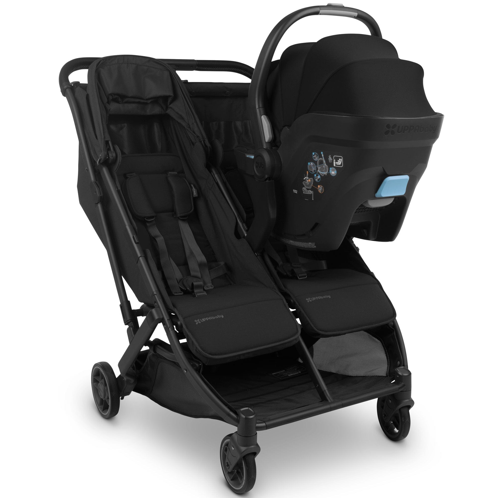 Uppababy travel systems Uppababy Minu Duo Travel System - Jake 18470-MIN-DUO-TVS-JKE