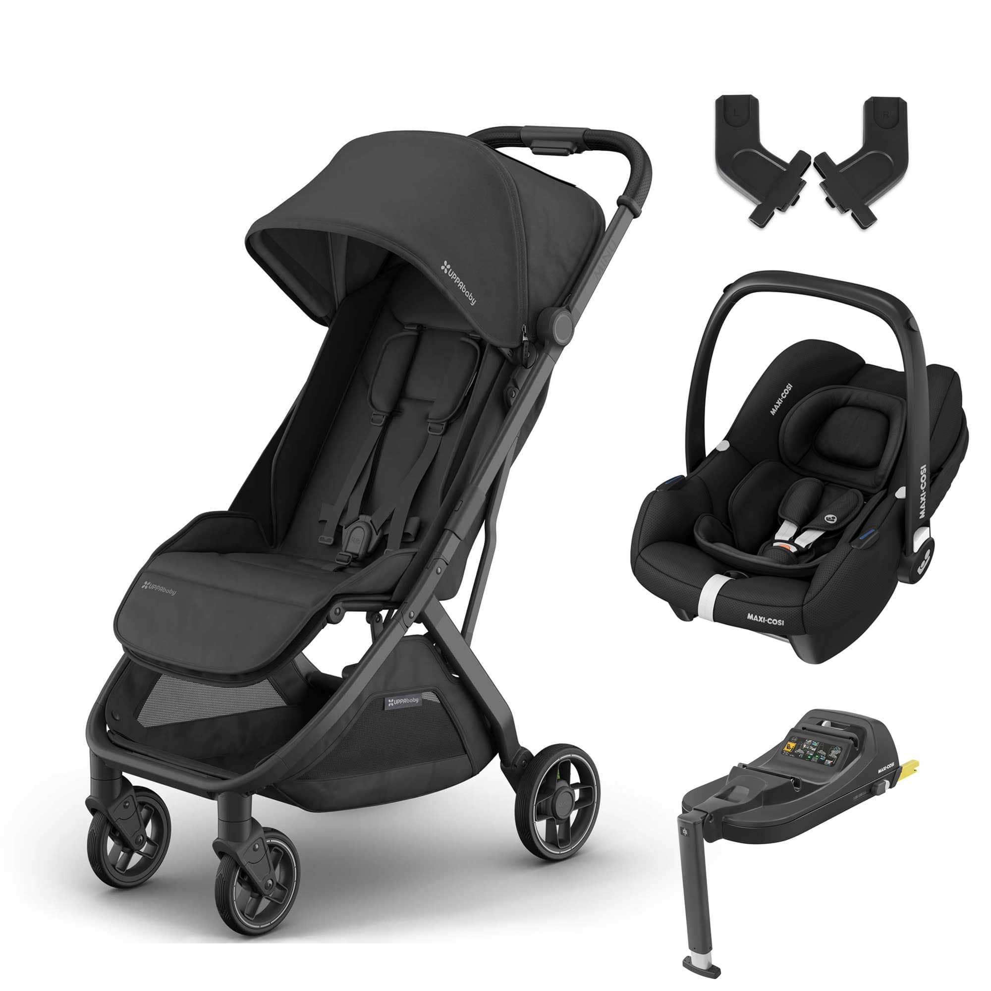 Uppababy travel systems UPPAbaby Minu V3 Maxi-Cosi Travel System - Jake 19063-MIN-CAB-JKE