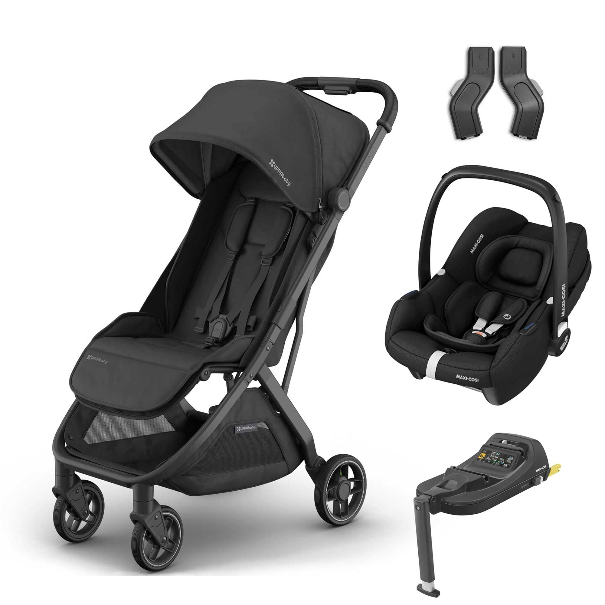 Uppababy travel systems UPPAbaby Minu V3 Maxi-Cosi Travel System - Jake 19063-MIN-CAB-JKE