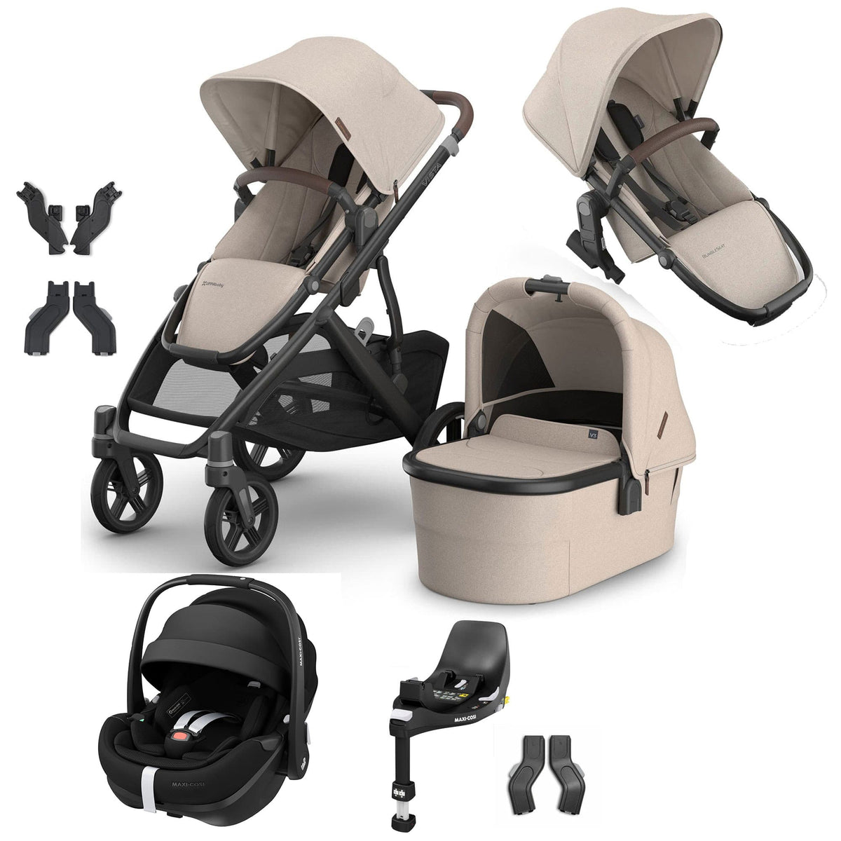 Uppababy travel systems Uppababy Vista V3 Duo Maxi-Cosi Travel System - Ada