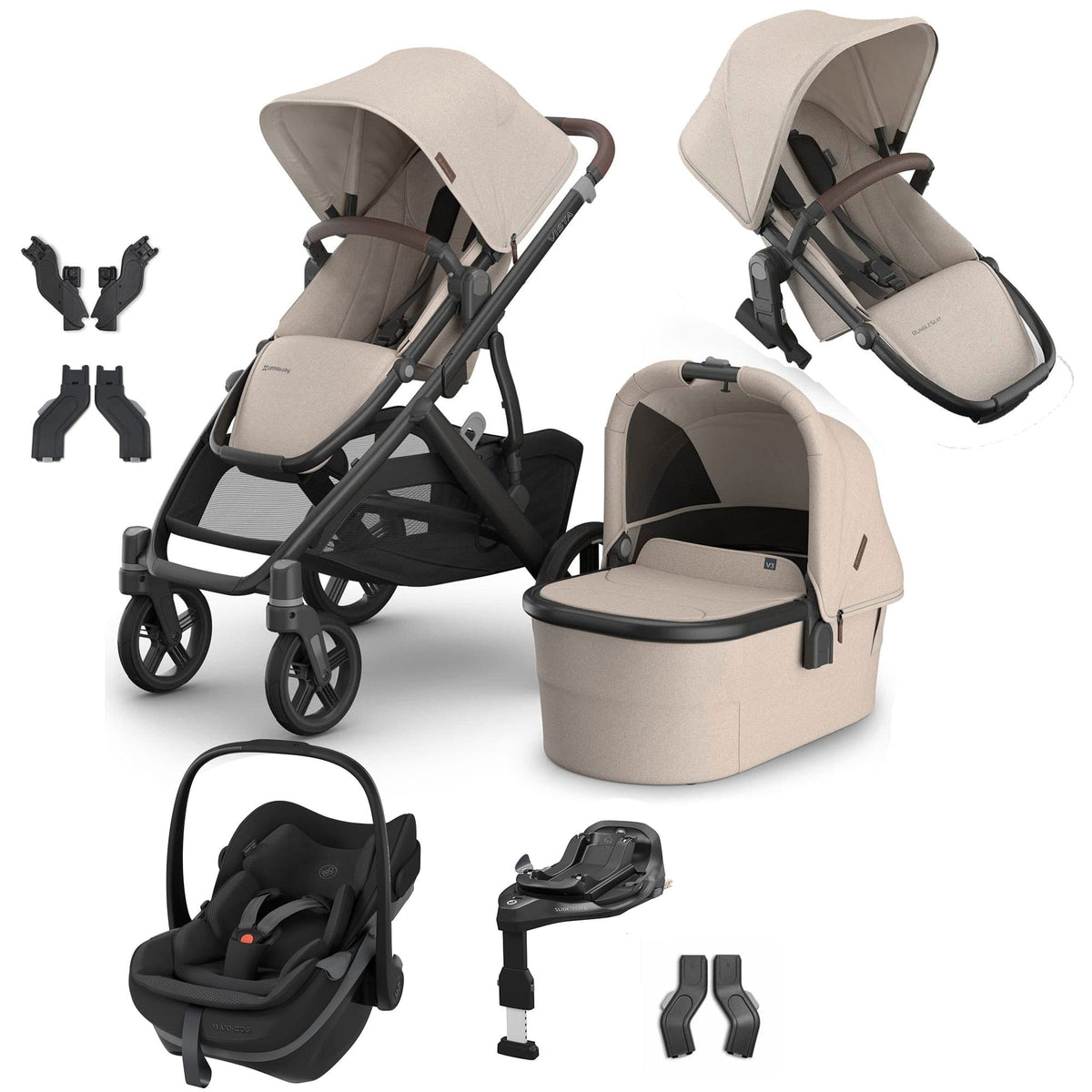 Uppababy travel systems Uppababy Vista V3 Duo Maxi-Cosi Travel System - Ada VIS-DUO-TS-ADA-7