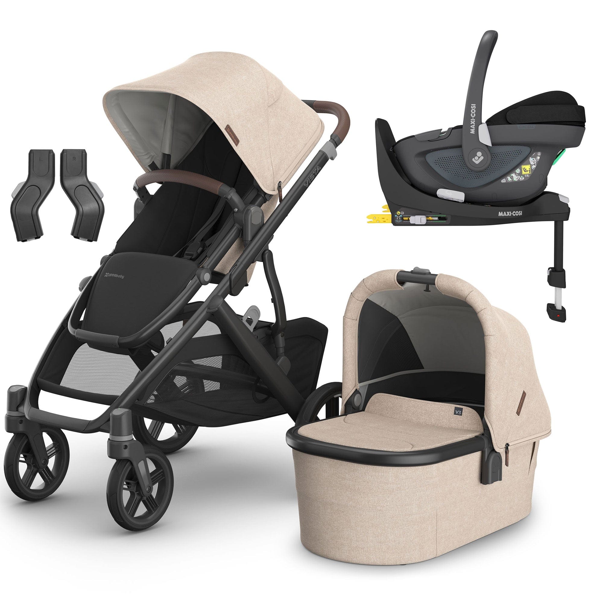 Uppababy Travel Systems Uppababy Vista V3 Maxi-Cosi Travel System - Liam 16618-LIA-1