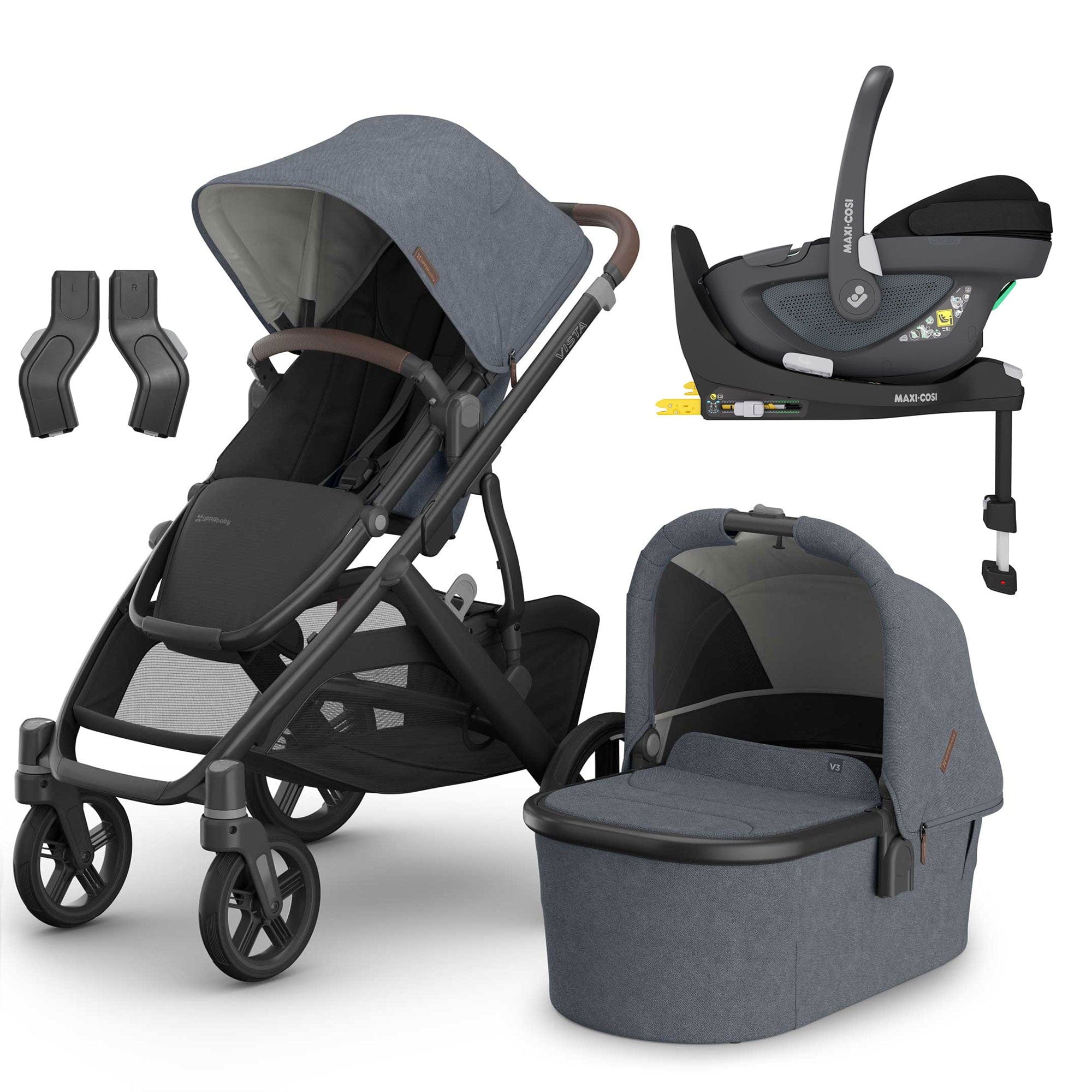 theo uppababy vista Uppababy Vista V3 Maxi-Cosi Travel System in Theo