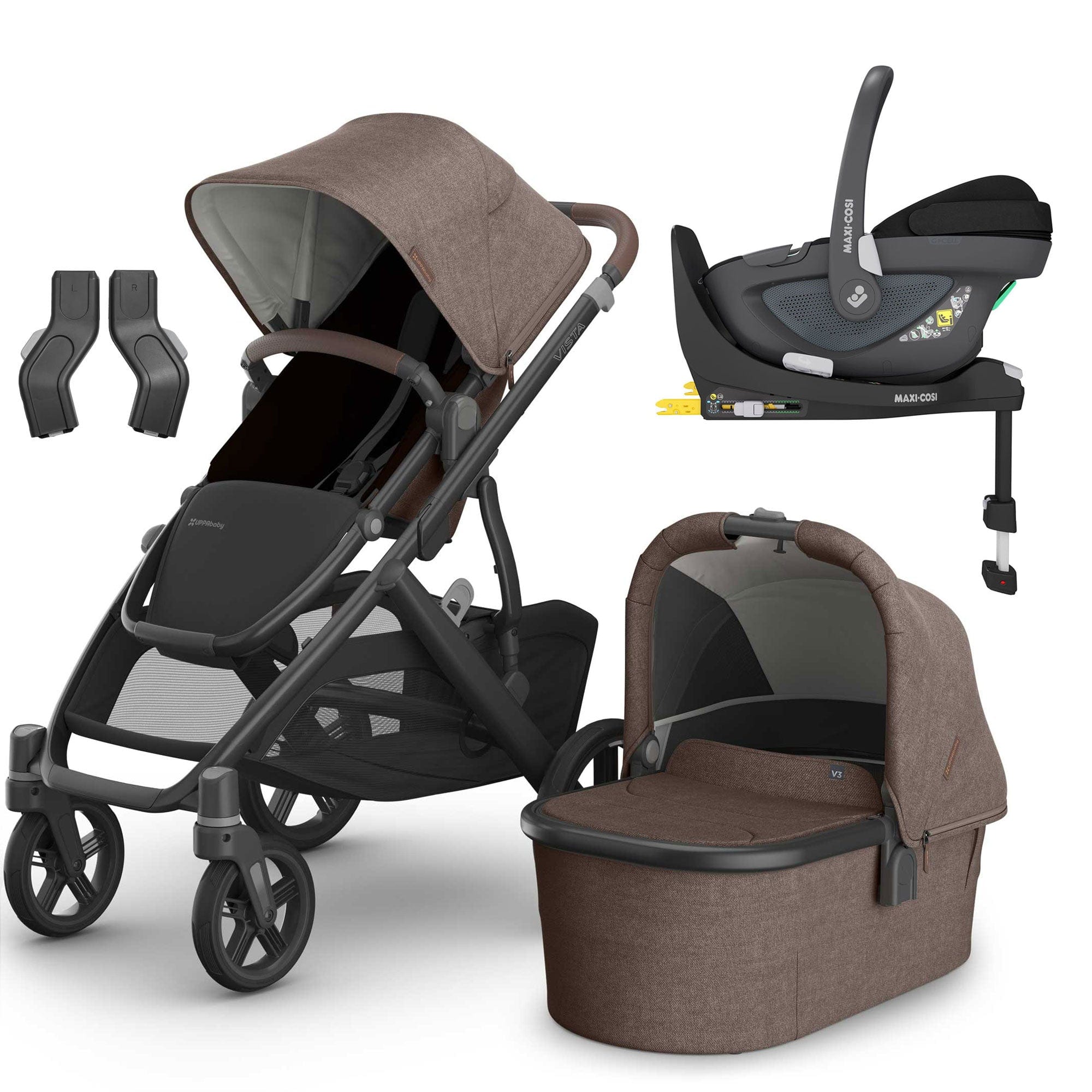 Uppababy travel systems Uppababy Vista V3 Maxi-Cosi Travel System - Owen 20042-OWN-1