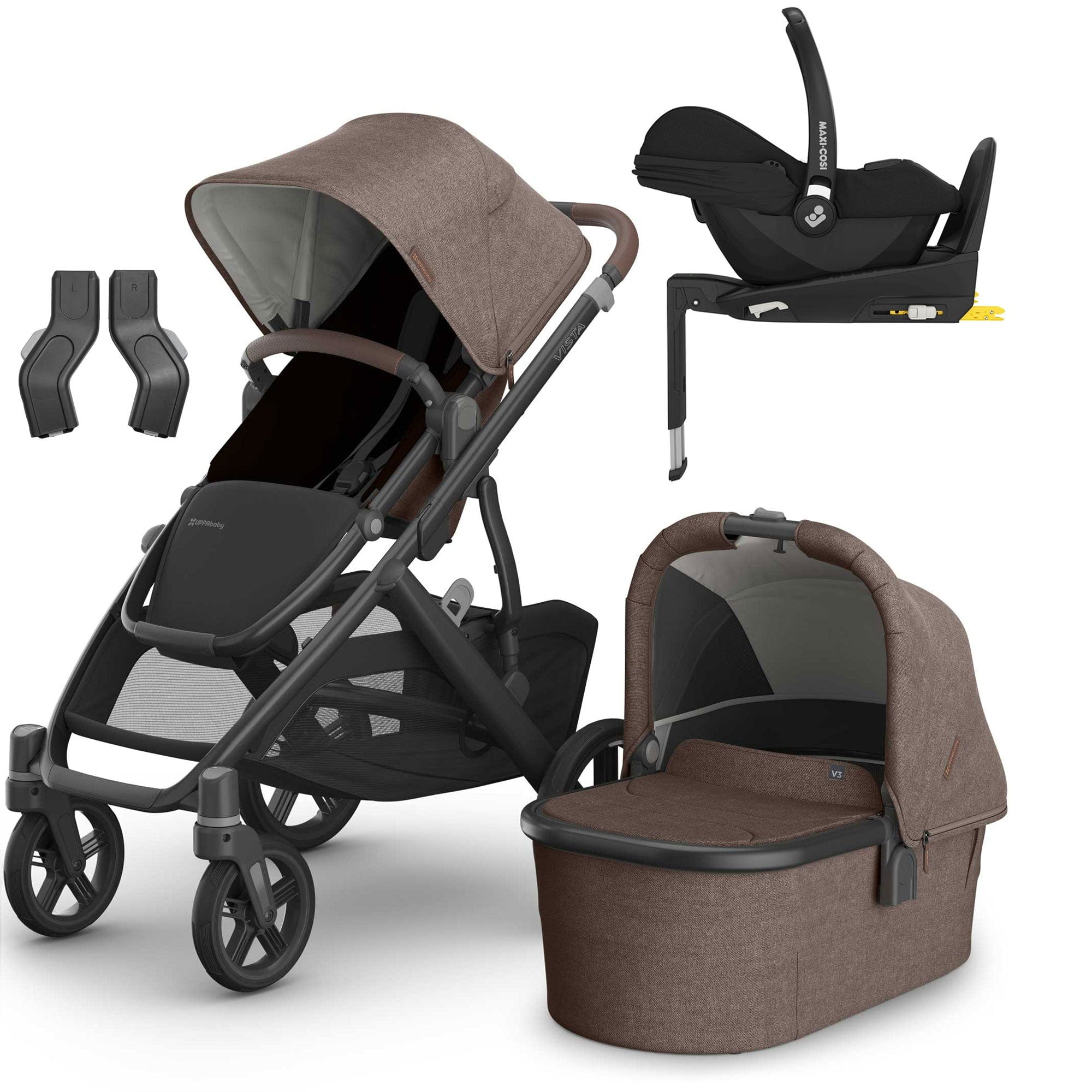 Uppababy travel systems Uppababy Vista V3 Maxi-Cosi Travel System - Owen 20042-OWN
