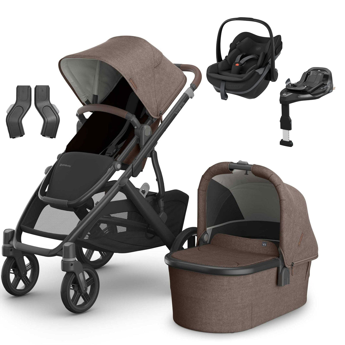 Uppababy travel systems Uppababy Vista V3 Maxi-Cosi Travel System - Owen 20042-OWN-3