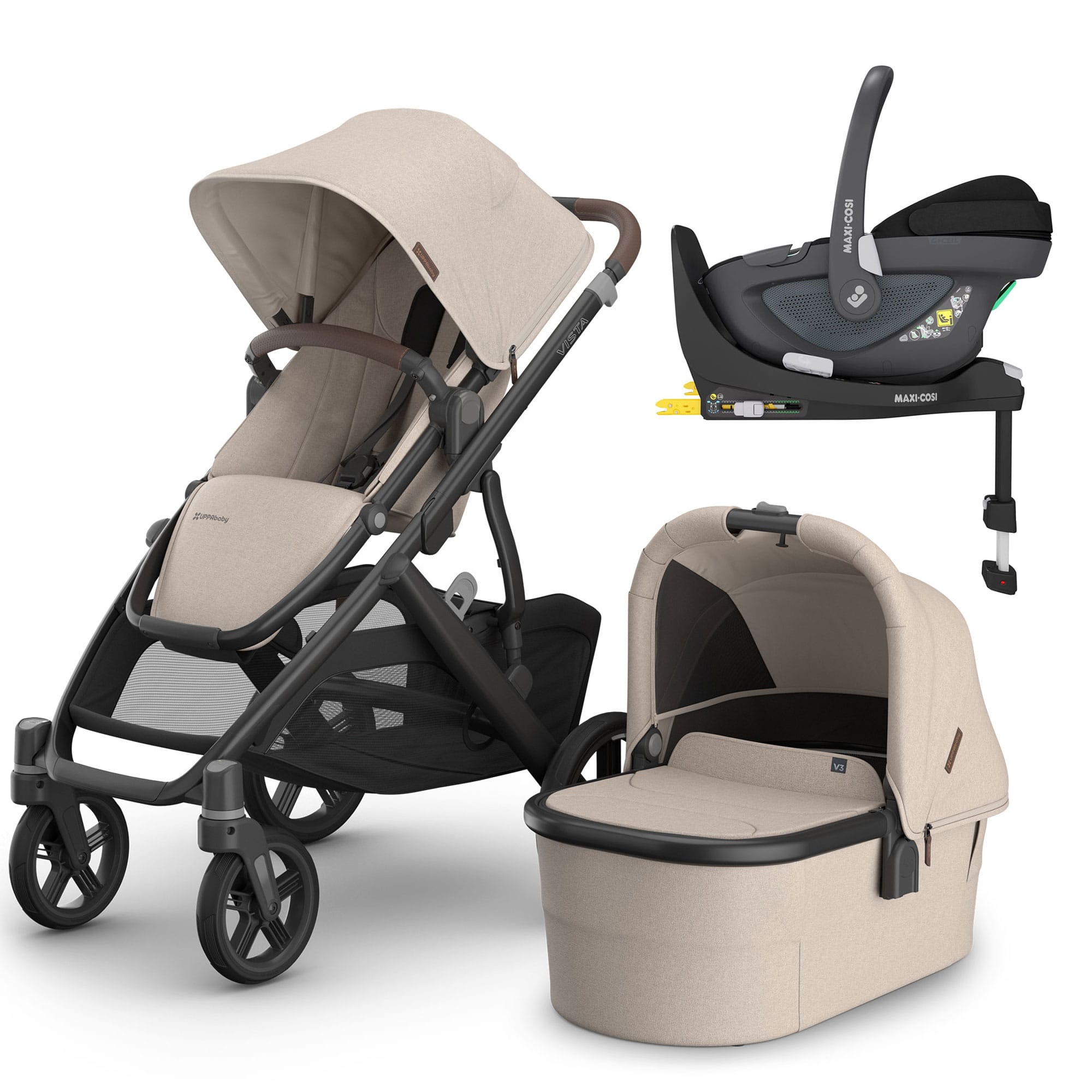 Uppababy travel systems Uppababy Vista V3 Maxi-Cosi Travel System - Ada 22919-ADA-1