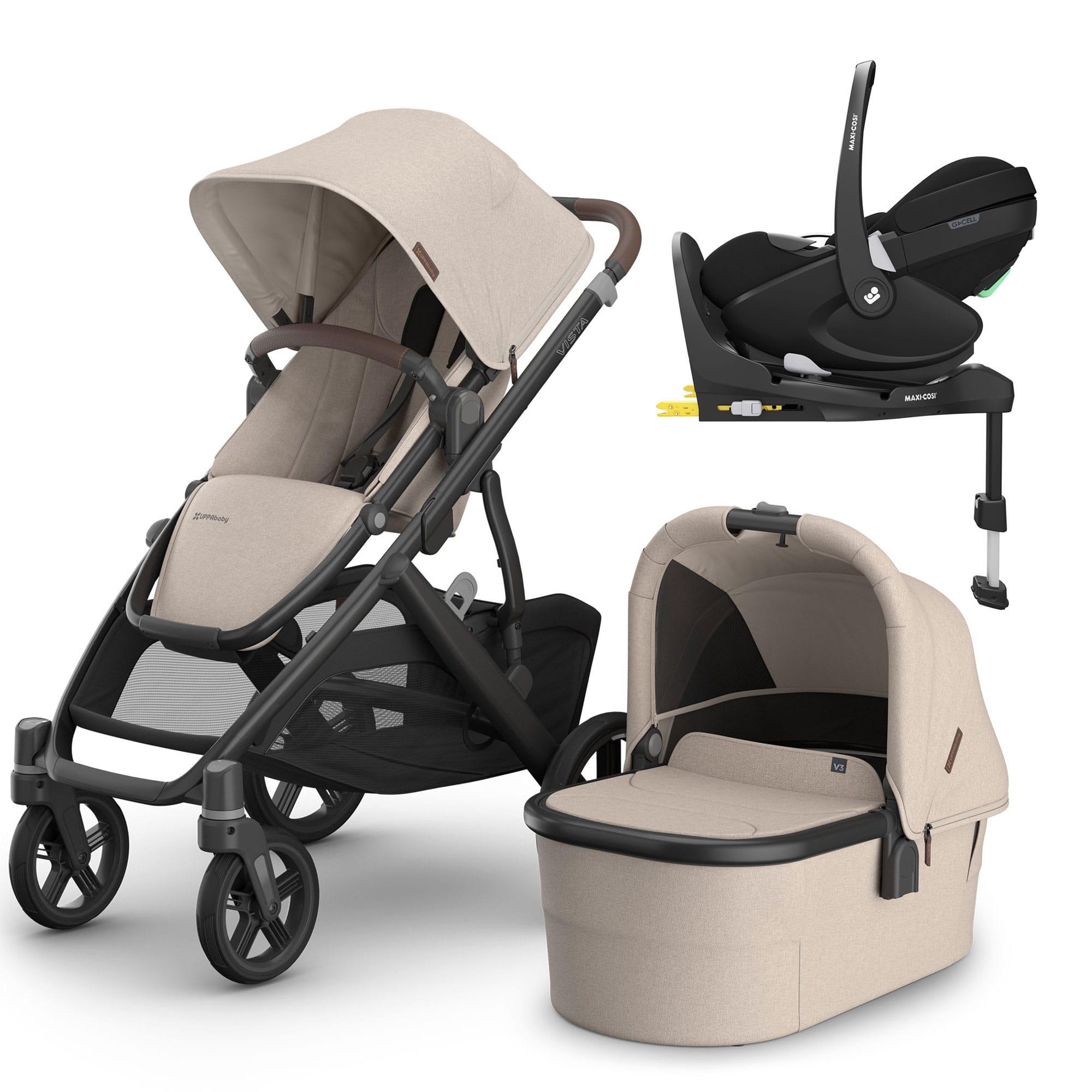 Uppababy travel systems Uppababy Vista V3 Maxi-Cosi Travel System - Ada 22919-ADA-2