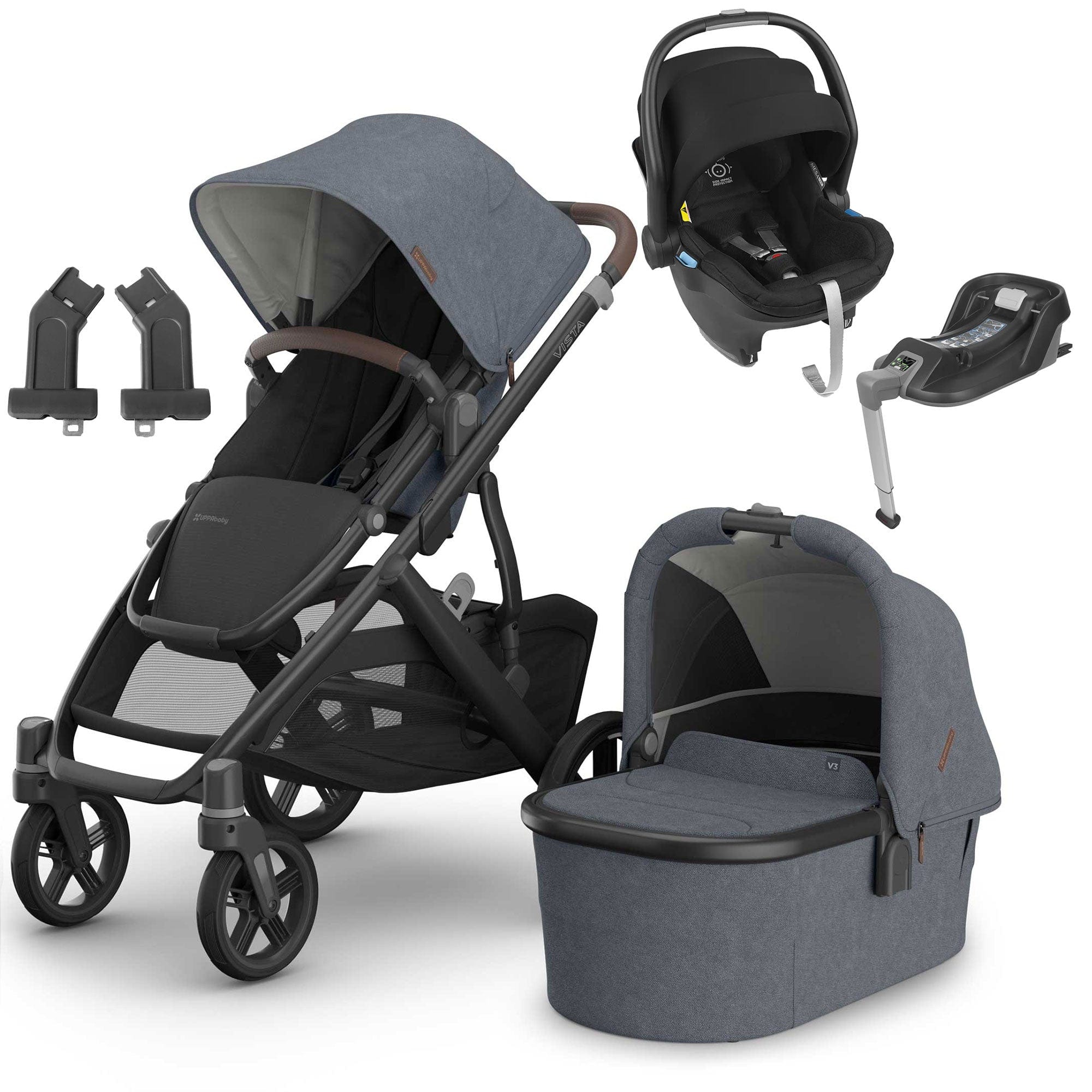 Uppababy travel systems Uppababy Vista V3 Mesa & Base Travel System - Julian 20029-JUL