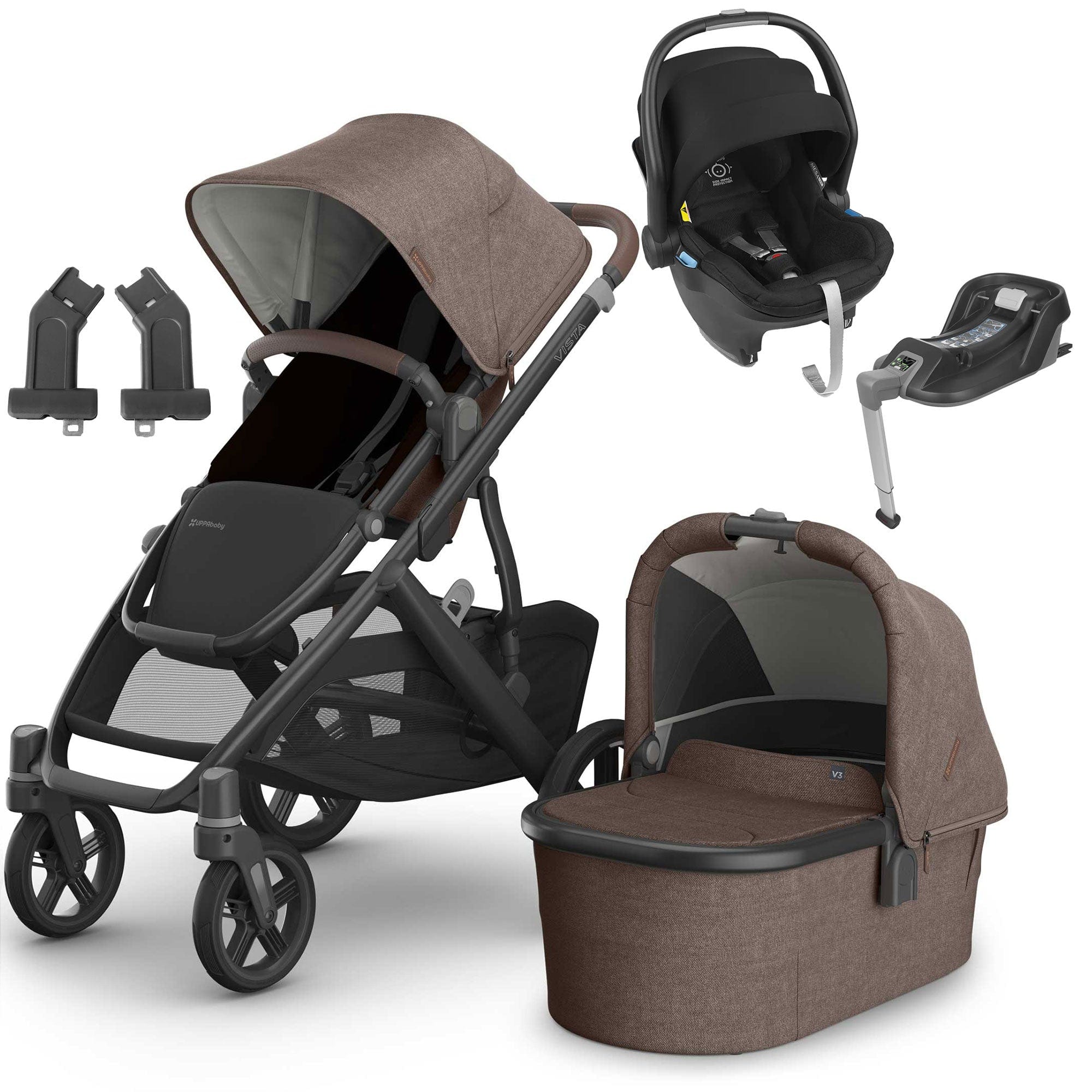 Uppababy travel systems Uppababy Vista V3 Mesa & Base Travel System - Owen 20030-OWN