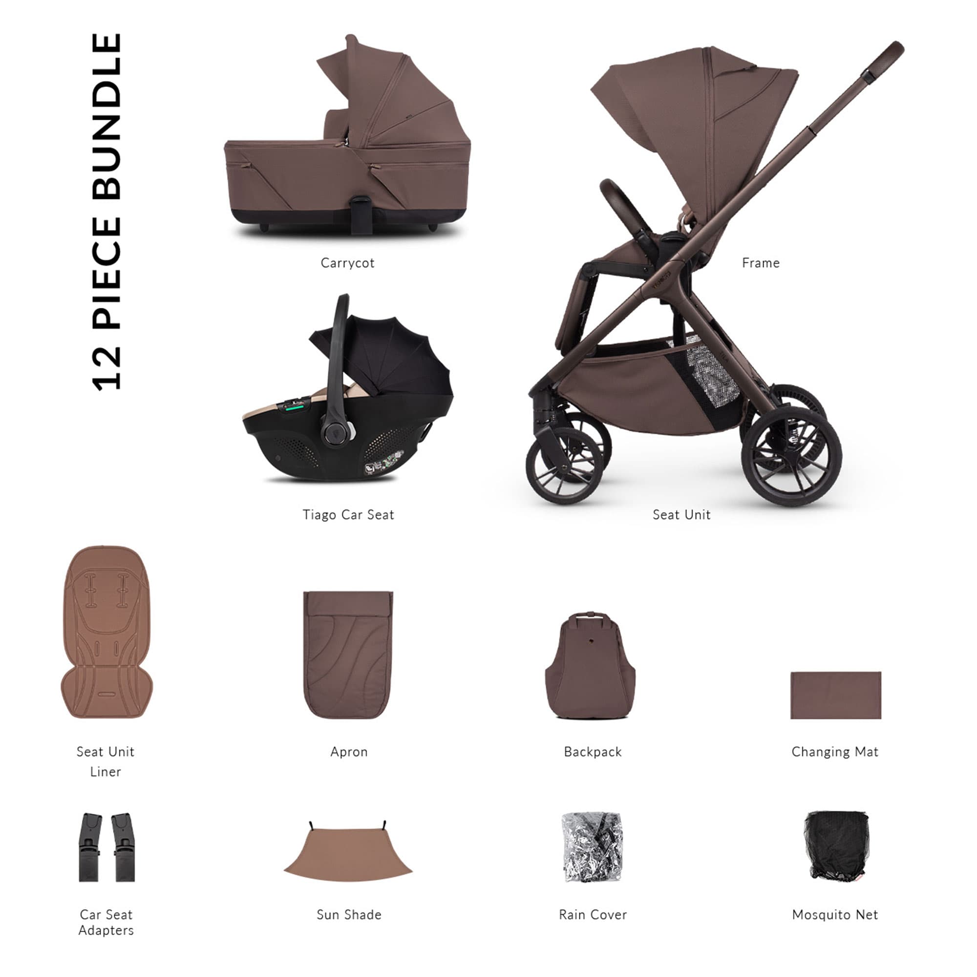 Venicci baby prams Venicci Tila Comfort Bundle - Noce 2001320310