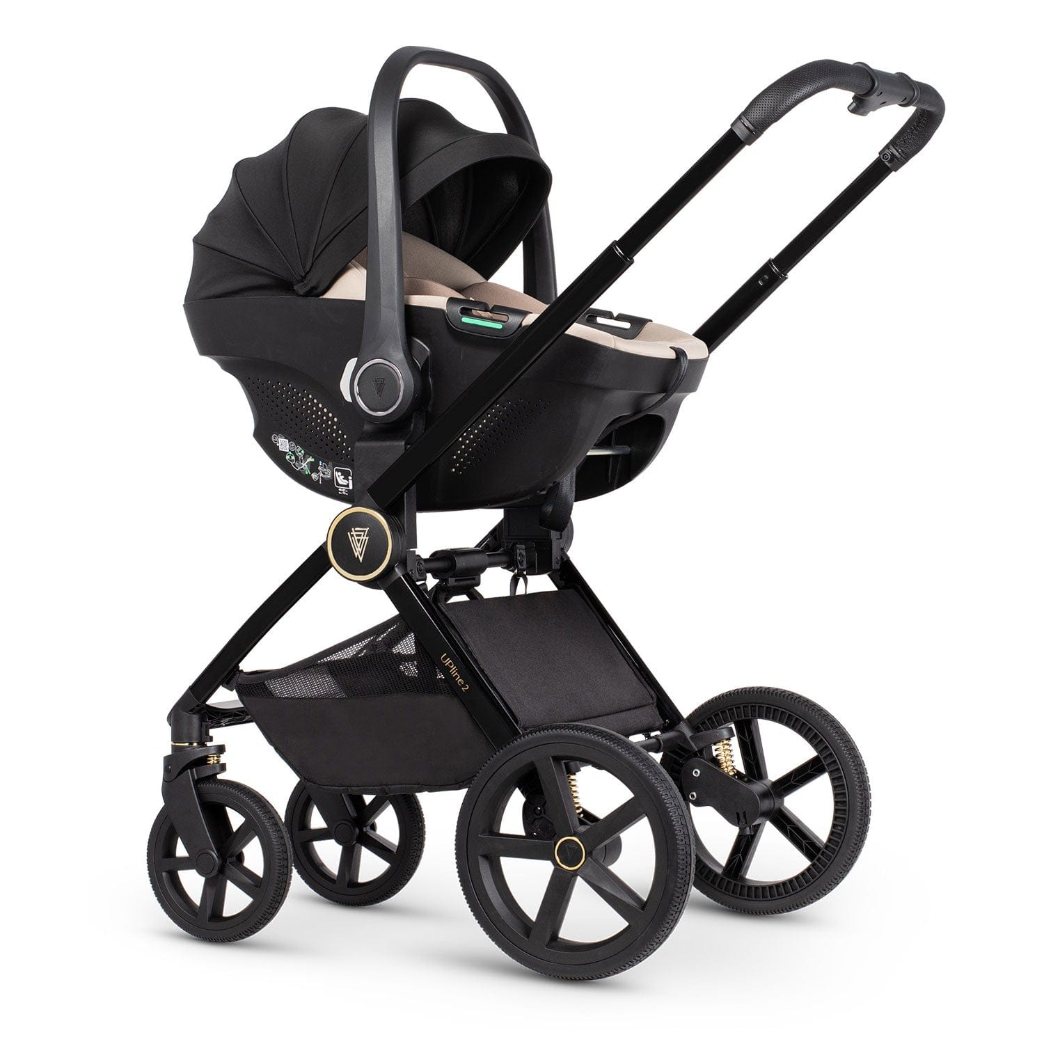 Venicci travel systems Venicci Tinum Upline 2 3 in 1 Travel System - All Black