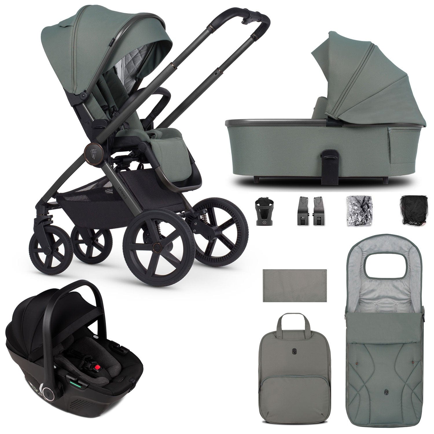 Venicci travel systems Venicci Tinum Upline 2 3 in 1 Travel System - Aloe 2001110313