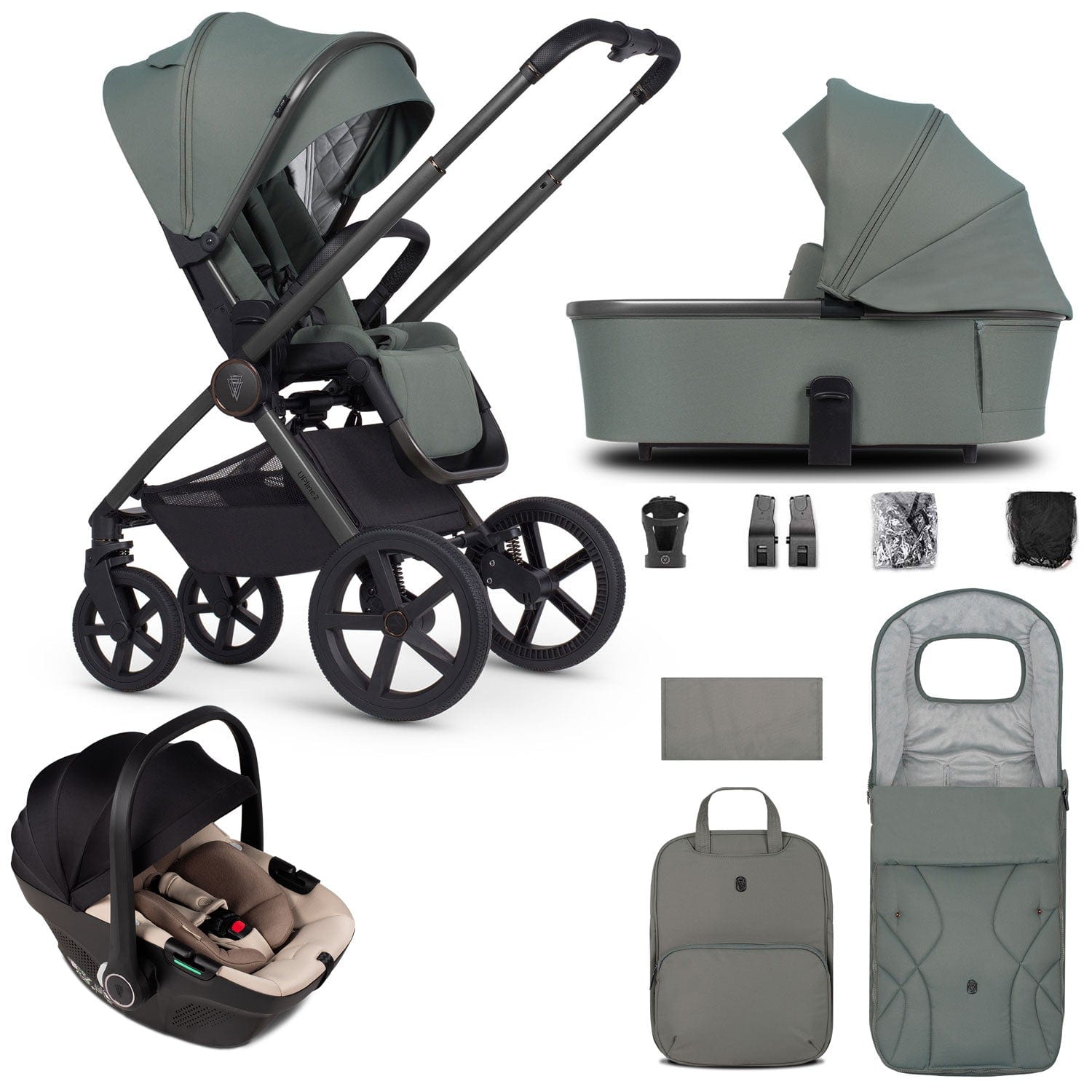 Venicci travel systems Venicci Tinum Upline 2 3 in 1 Travel System - Aloe 2001120313