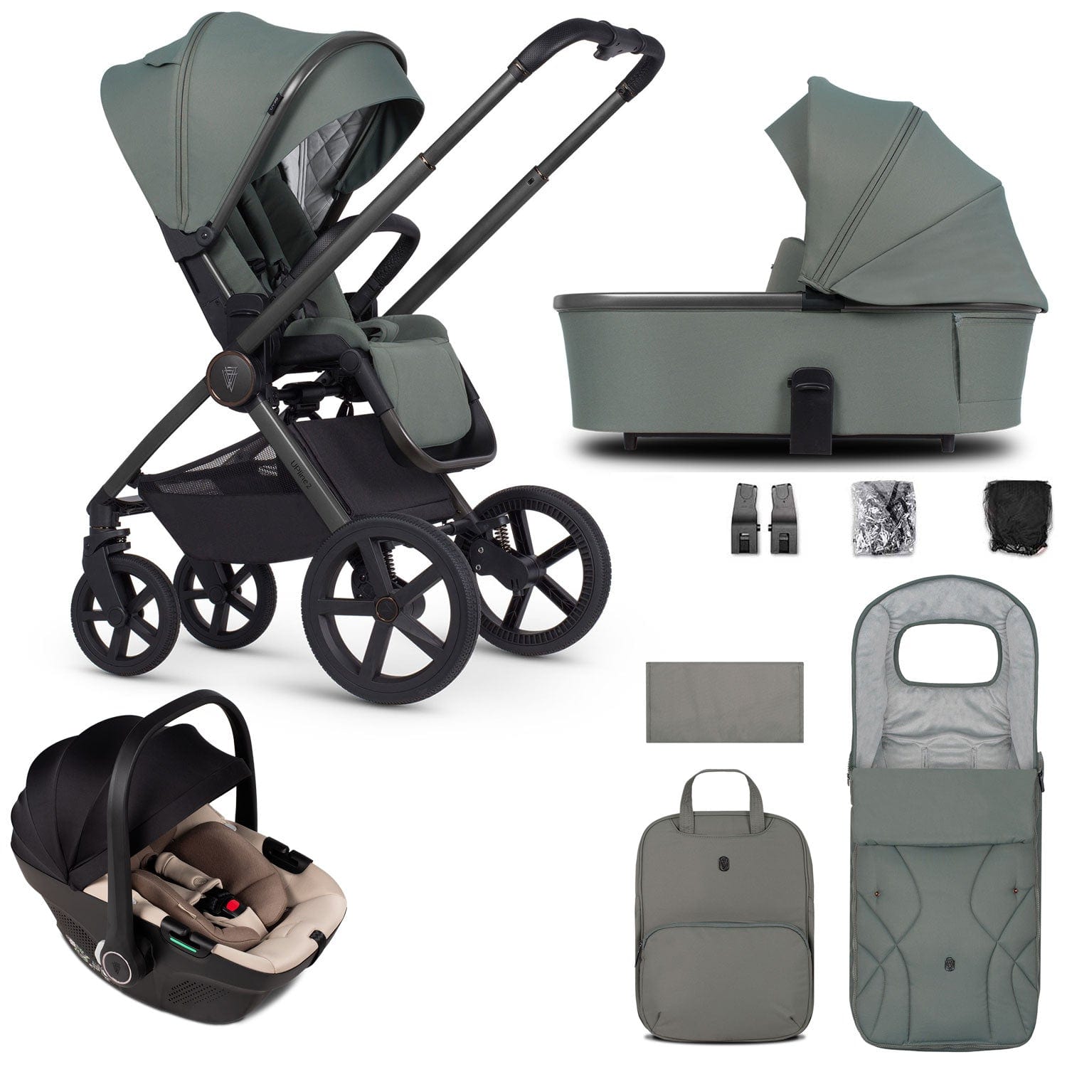 Venicci travel systems Venicci Tinum Upline 2 3 in 1 Travel System - Aloe 2001120313