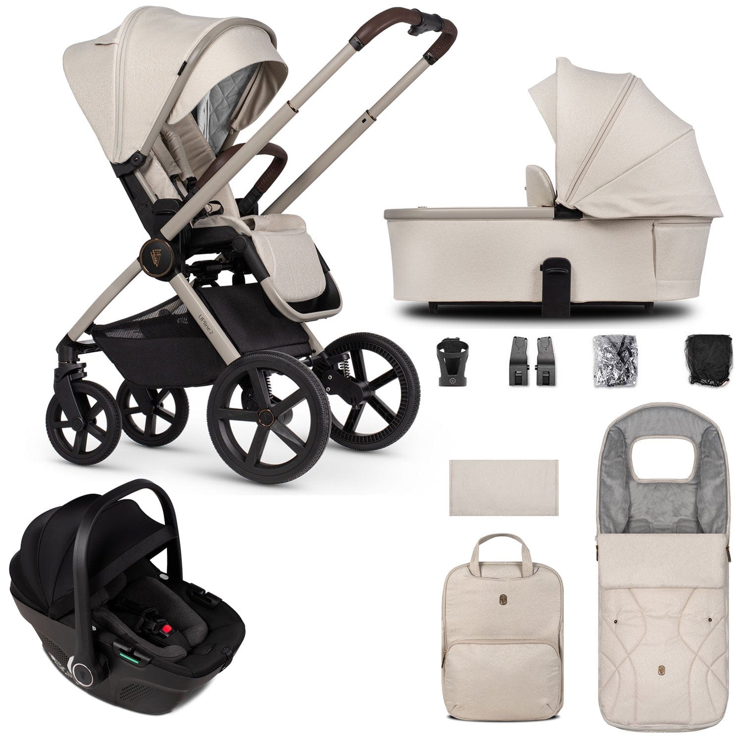 Venicci travel systems Venicci Tinum Upline 2 3 in 1 Travel System - Stone Beige 2001110311
