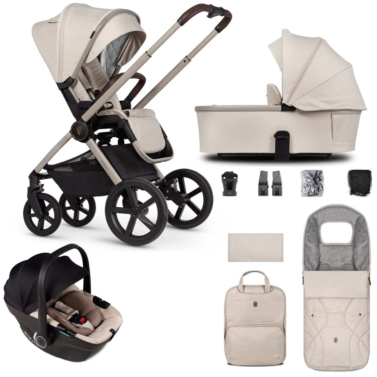 Venicci travel systems Venicci Tinum Upline 2 3 in 1 Travel System - Stone Beige 2001120311