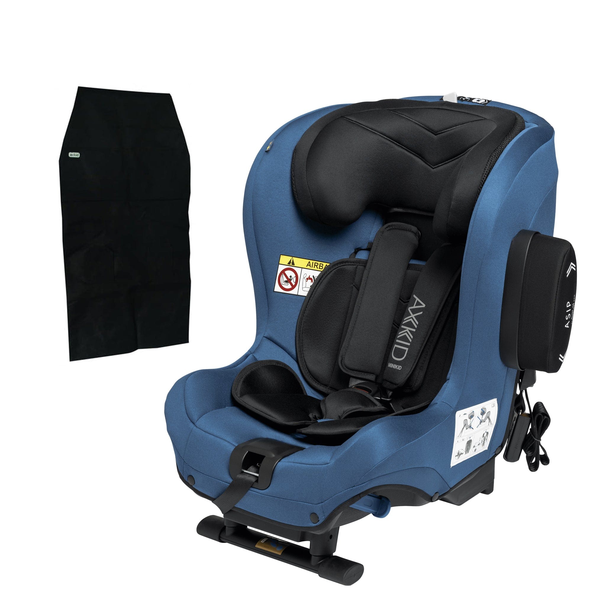 Axkid rear facing car seats Axkid Minikid 2 - Sea & Free Seat Protector 10535-SEA