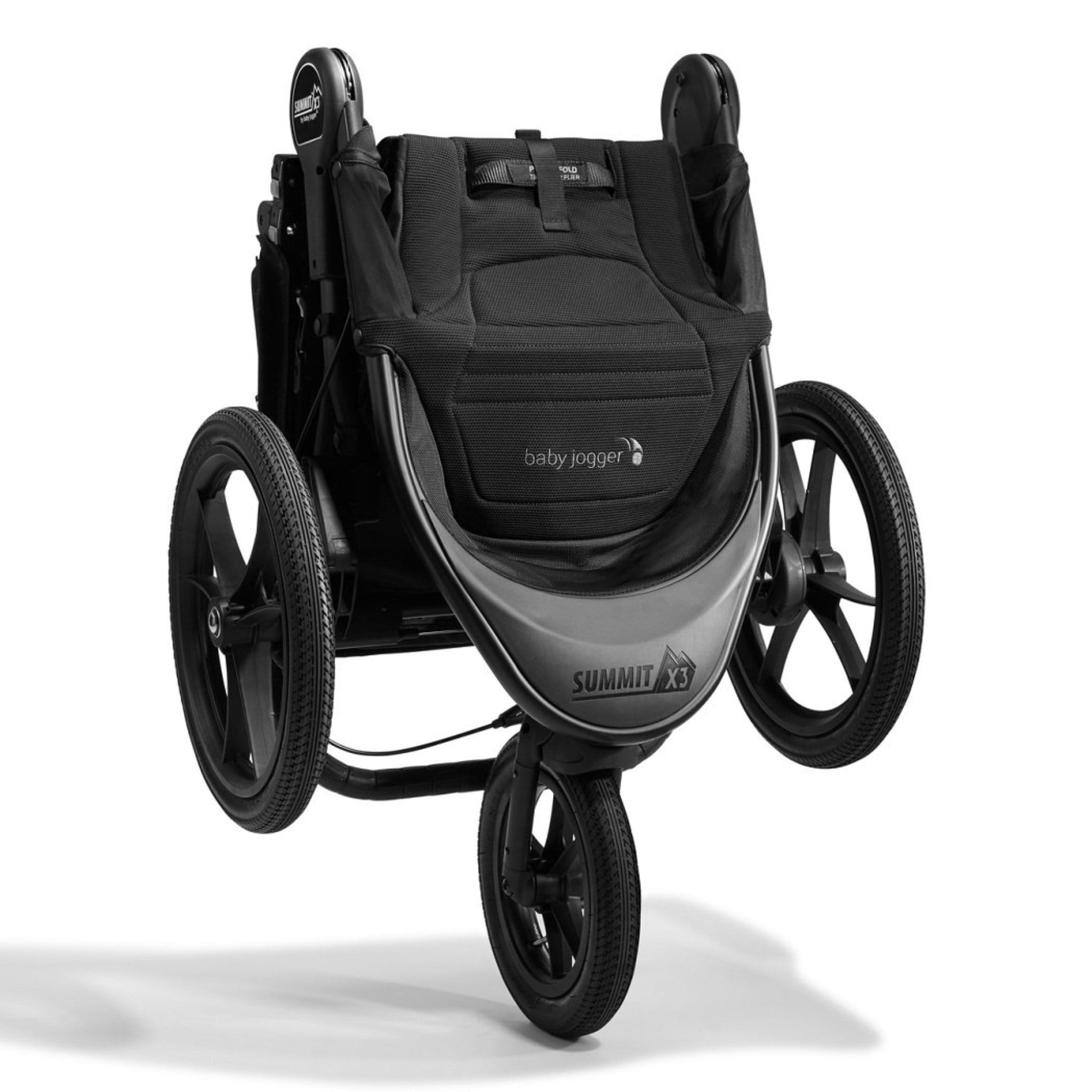 Baby Jogger 3 wheel pushchairs Baby Jogger Summit X3 Single Stroller Midnight Black 2143990