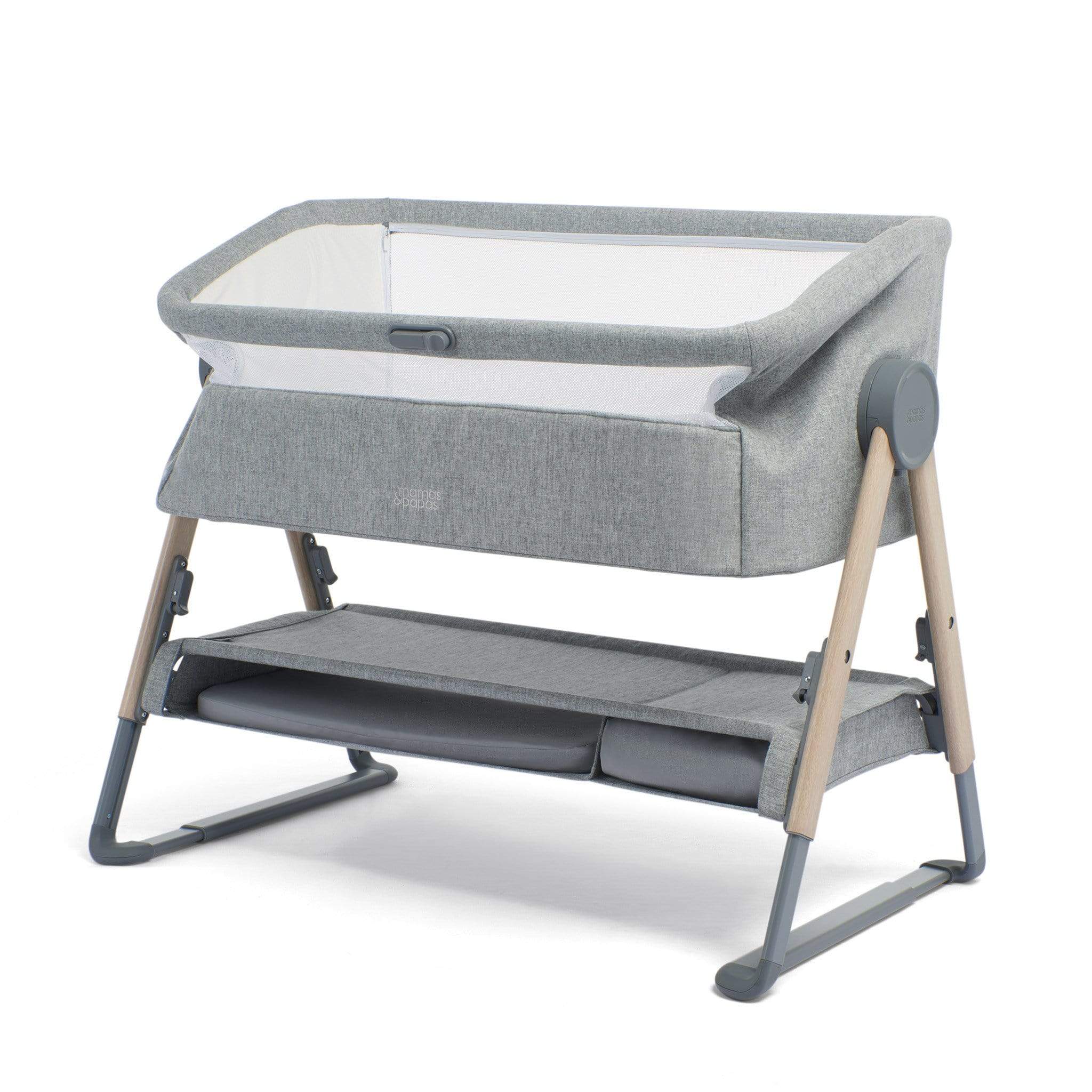 Babys-Mart Mamas & Papas Lua Bedside Crib BCLUPG100